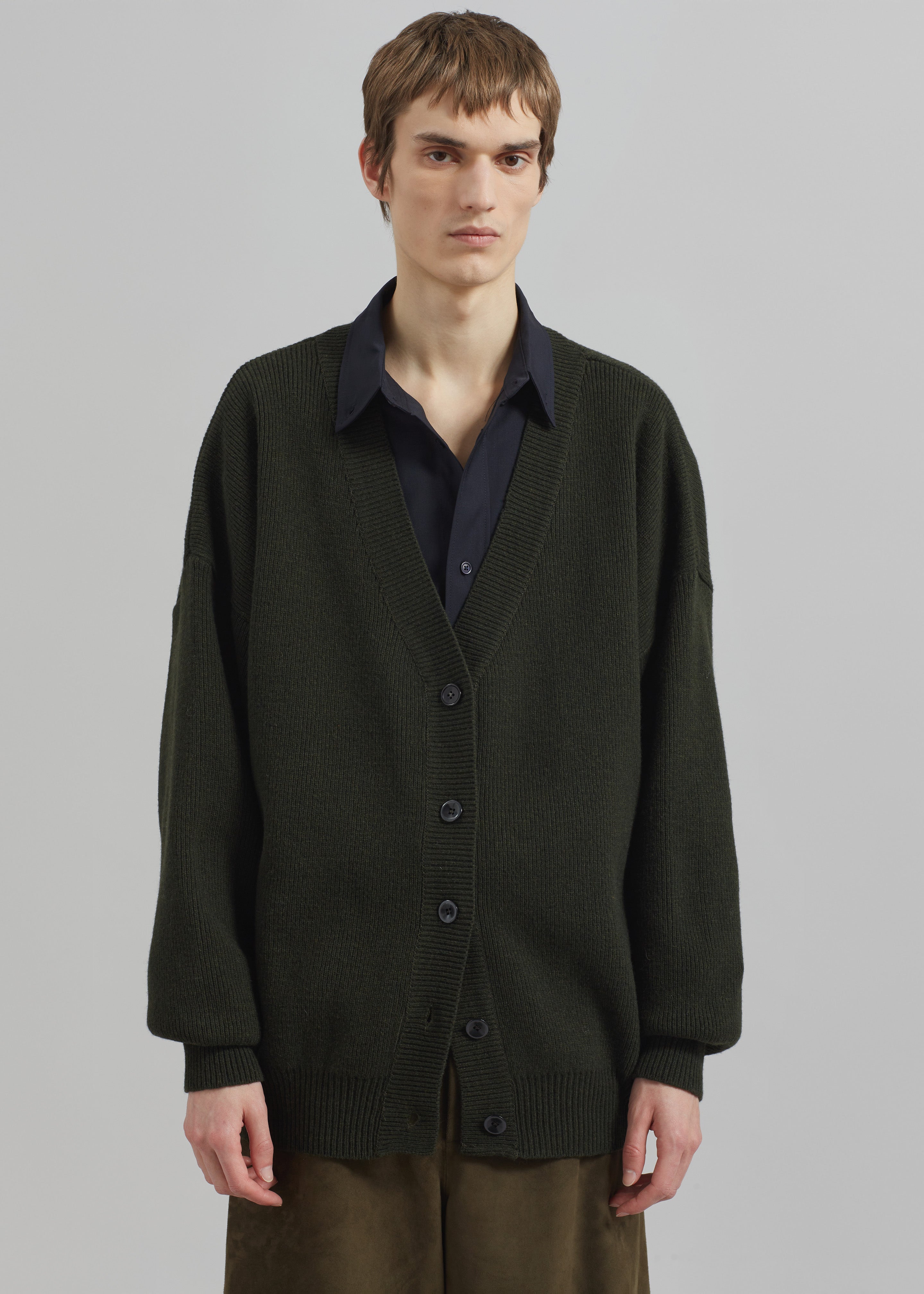 Ledbury Cardigan - Khaki - 12