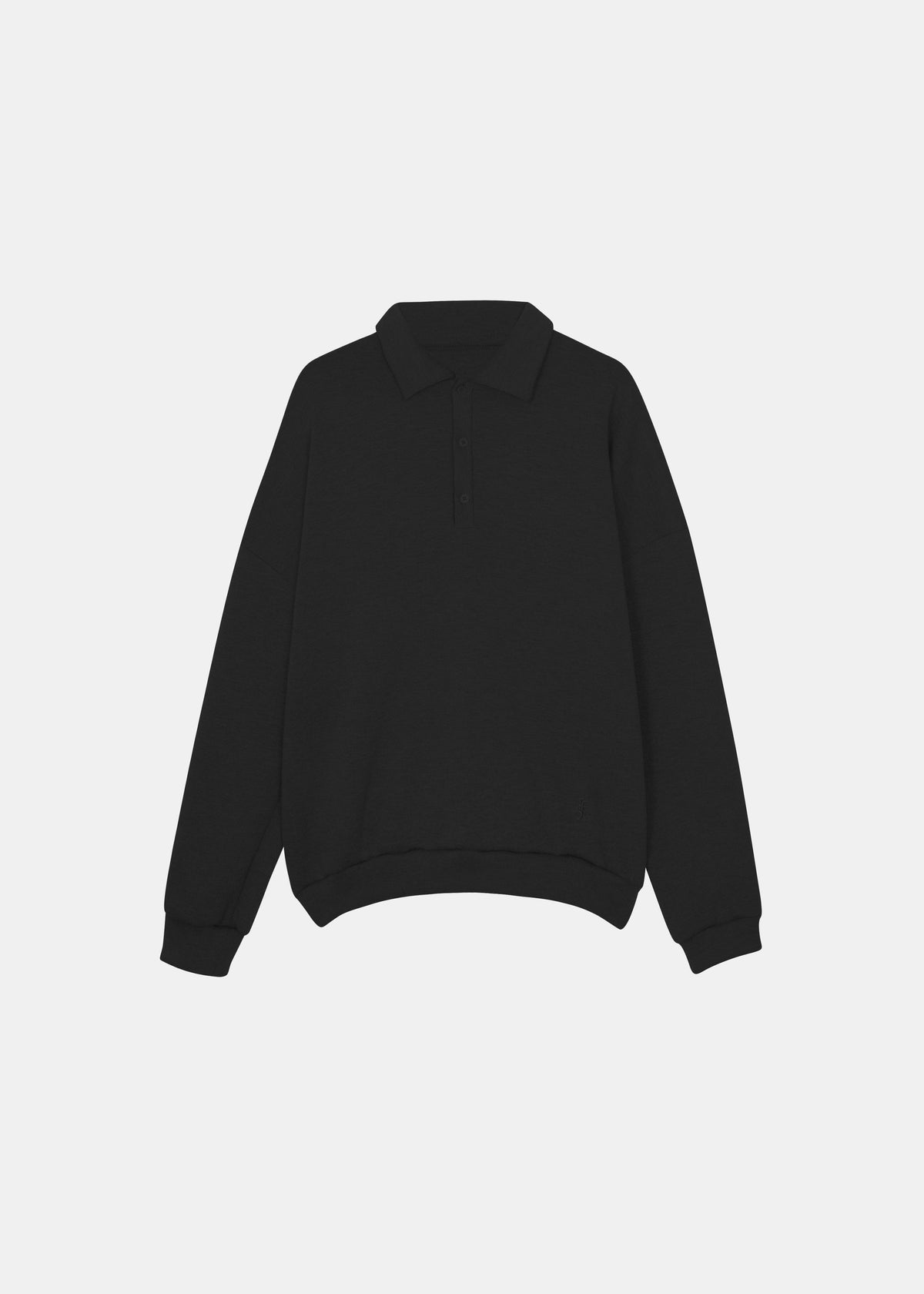 Lenham Polo Sweatshirt - Black - 6
