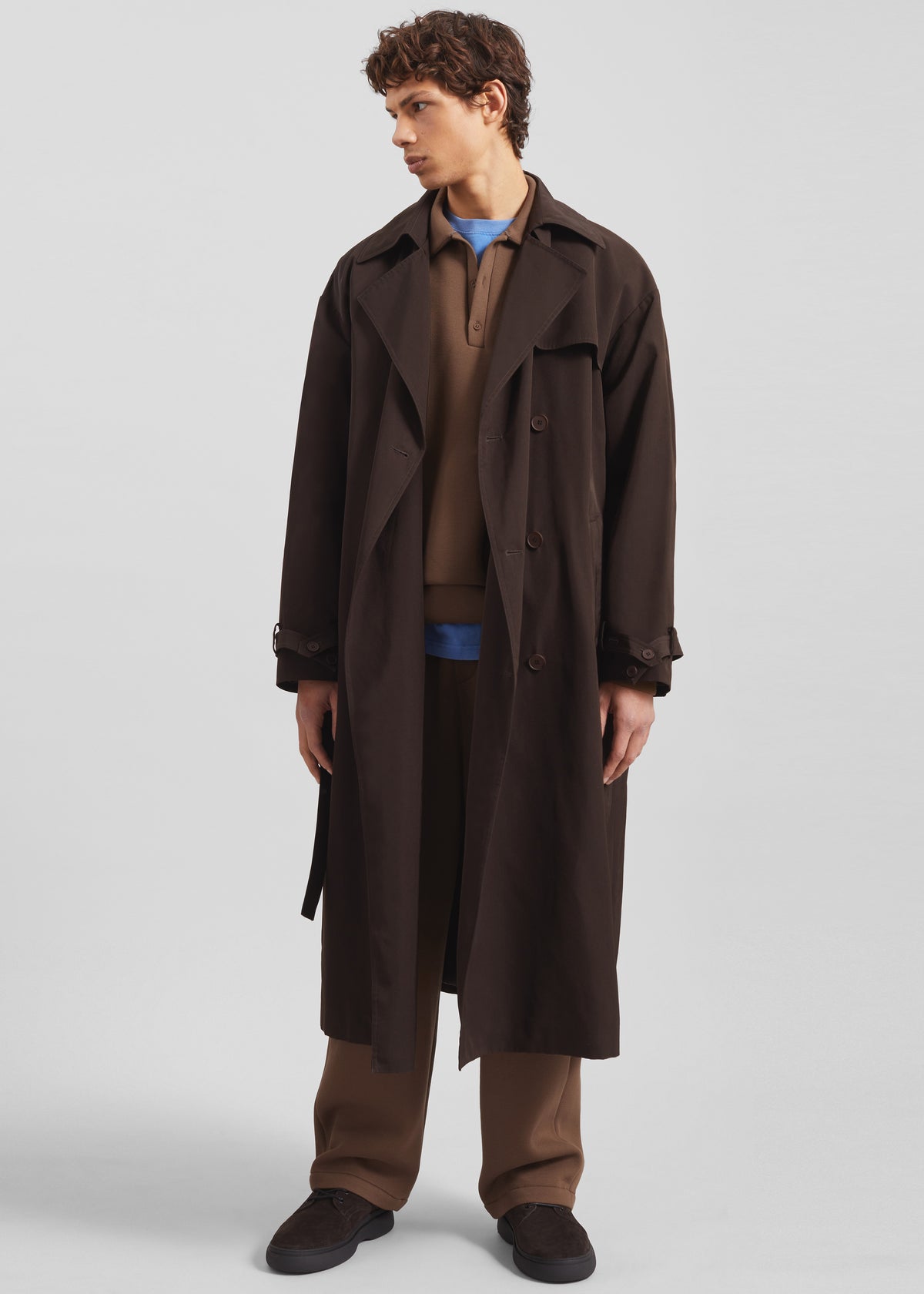 Lenham Polo Sweatshirt - Dark Camel - 7