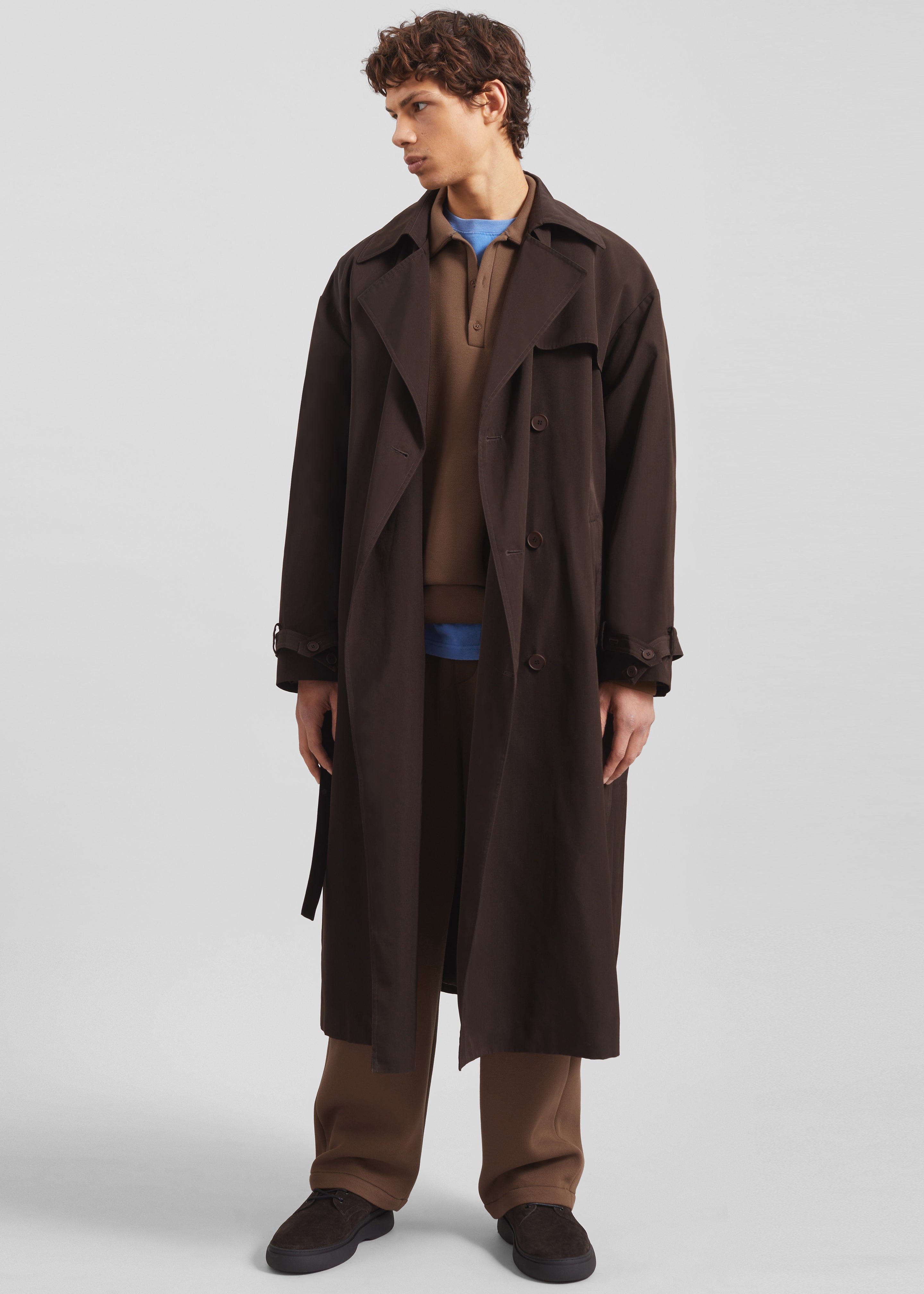 Lenham Polo Sweatshirt - Dark Camel - 7