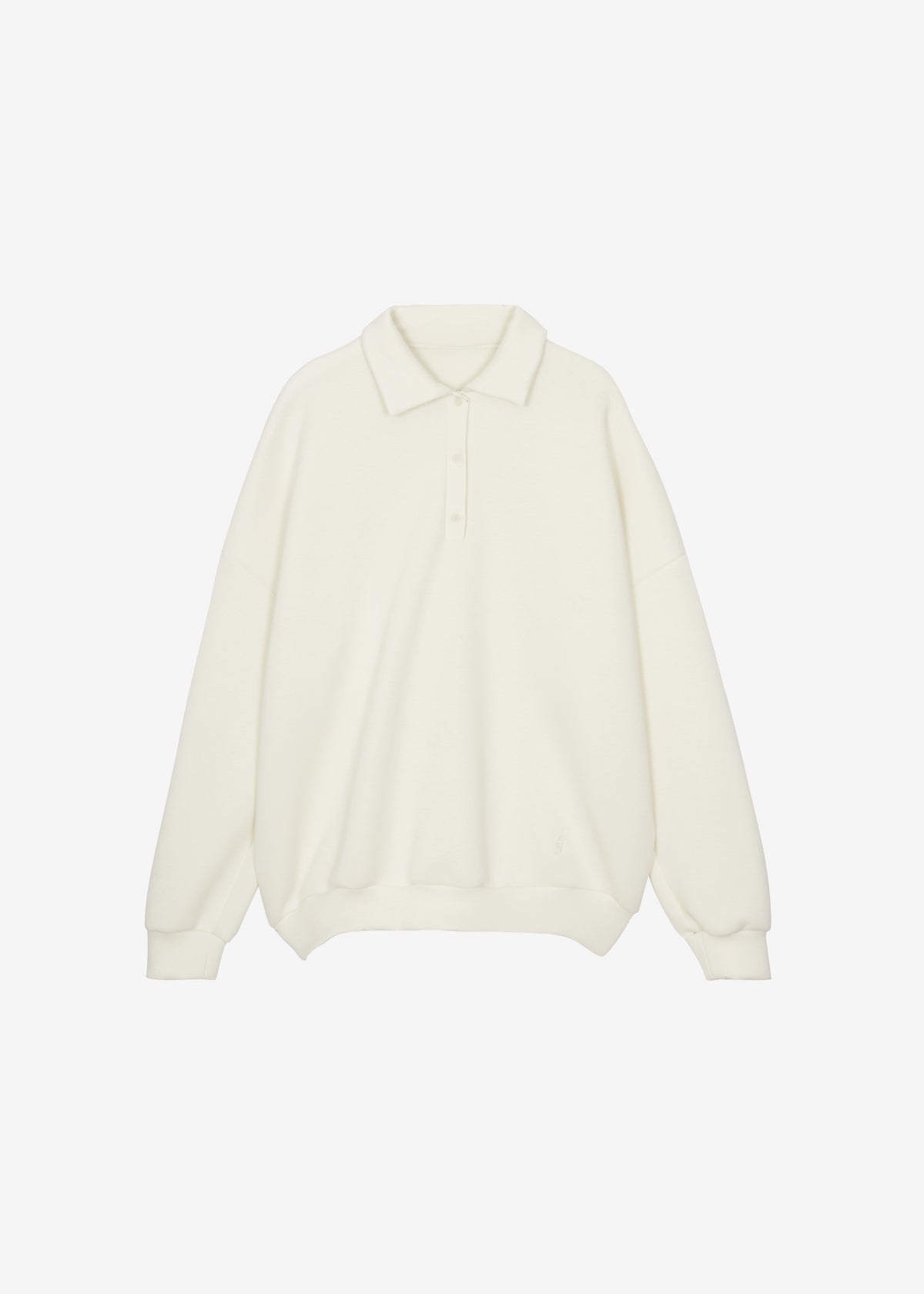 Lenham Polo Sweatshirt - Ivory - 8