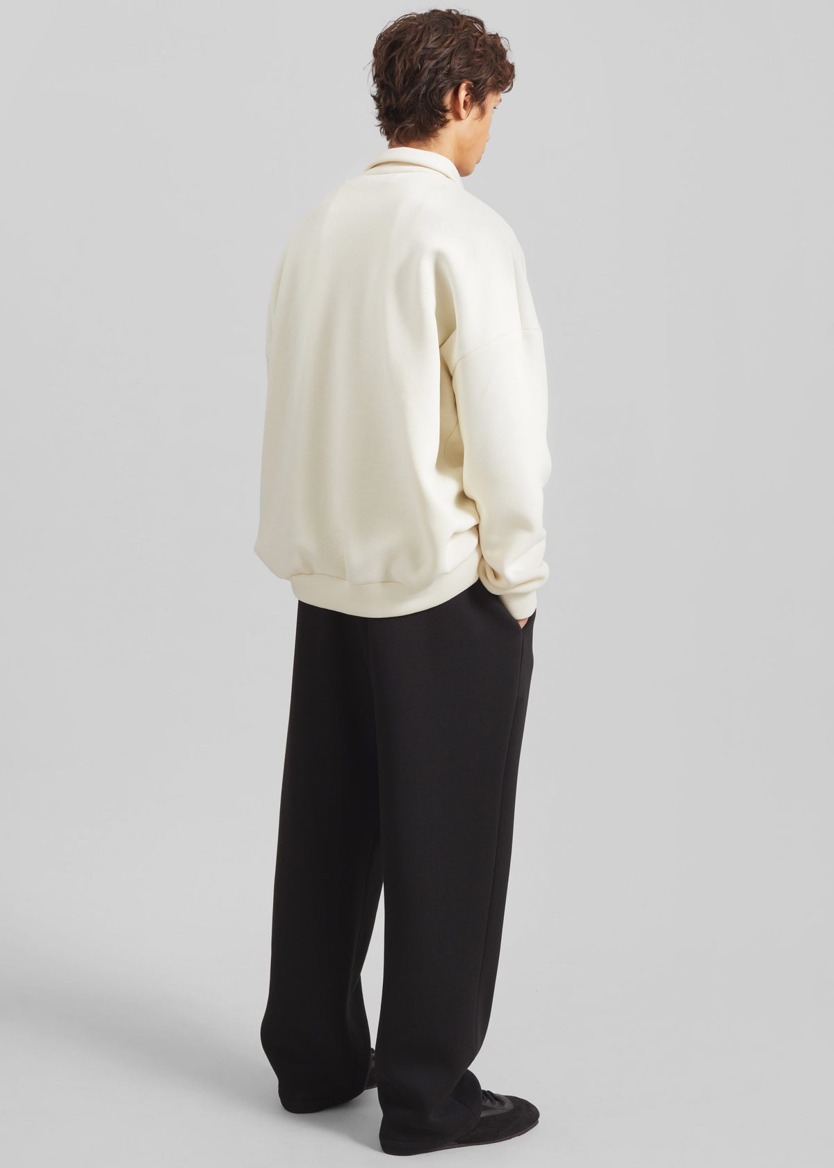 Lenham Polo Sweatshirt - Ivory - 7