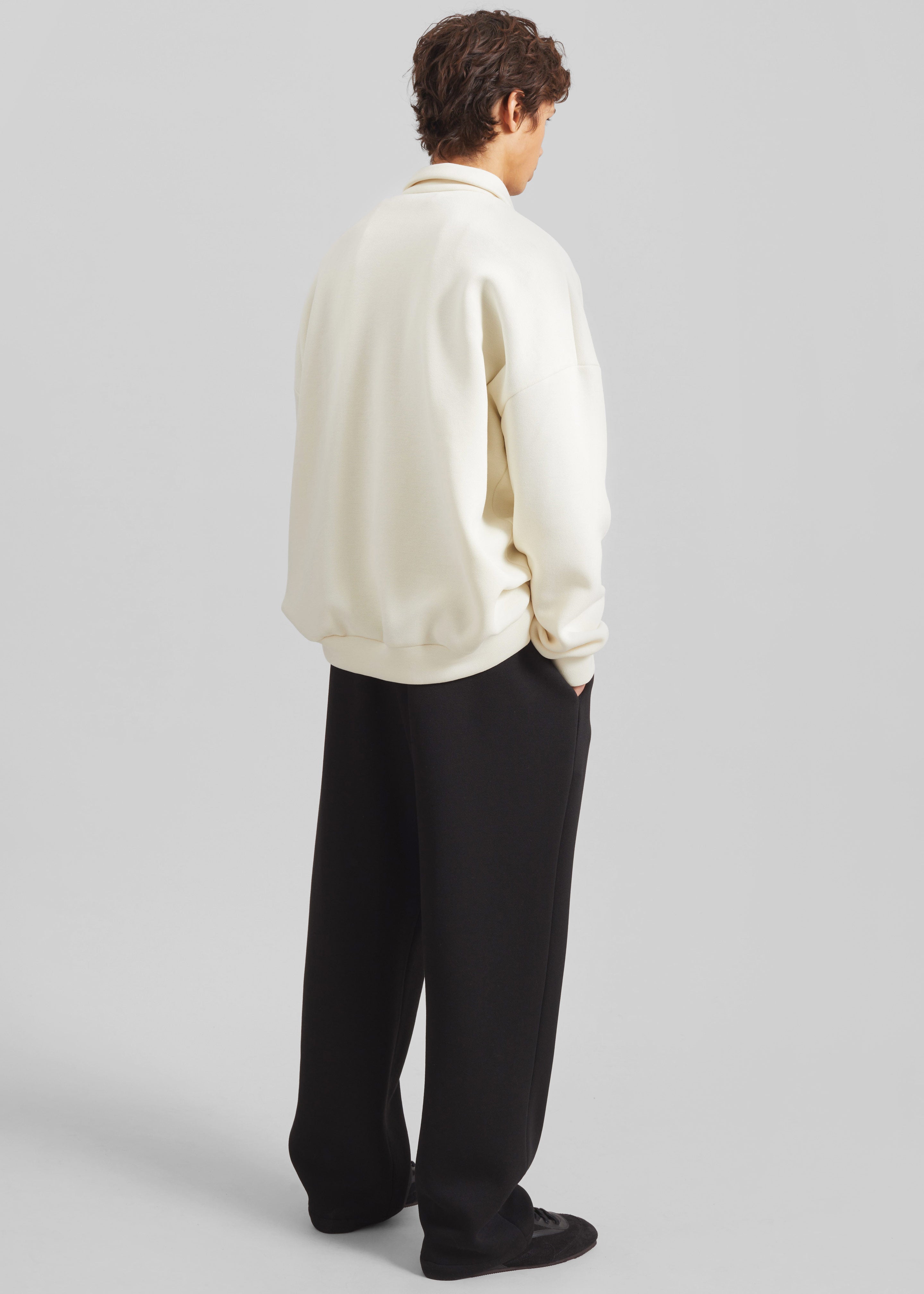 Lenham Polo Sweatshirt - Ivory - 7