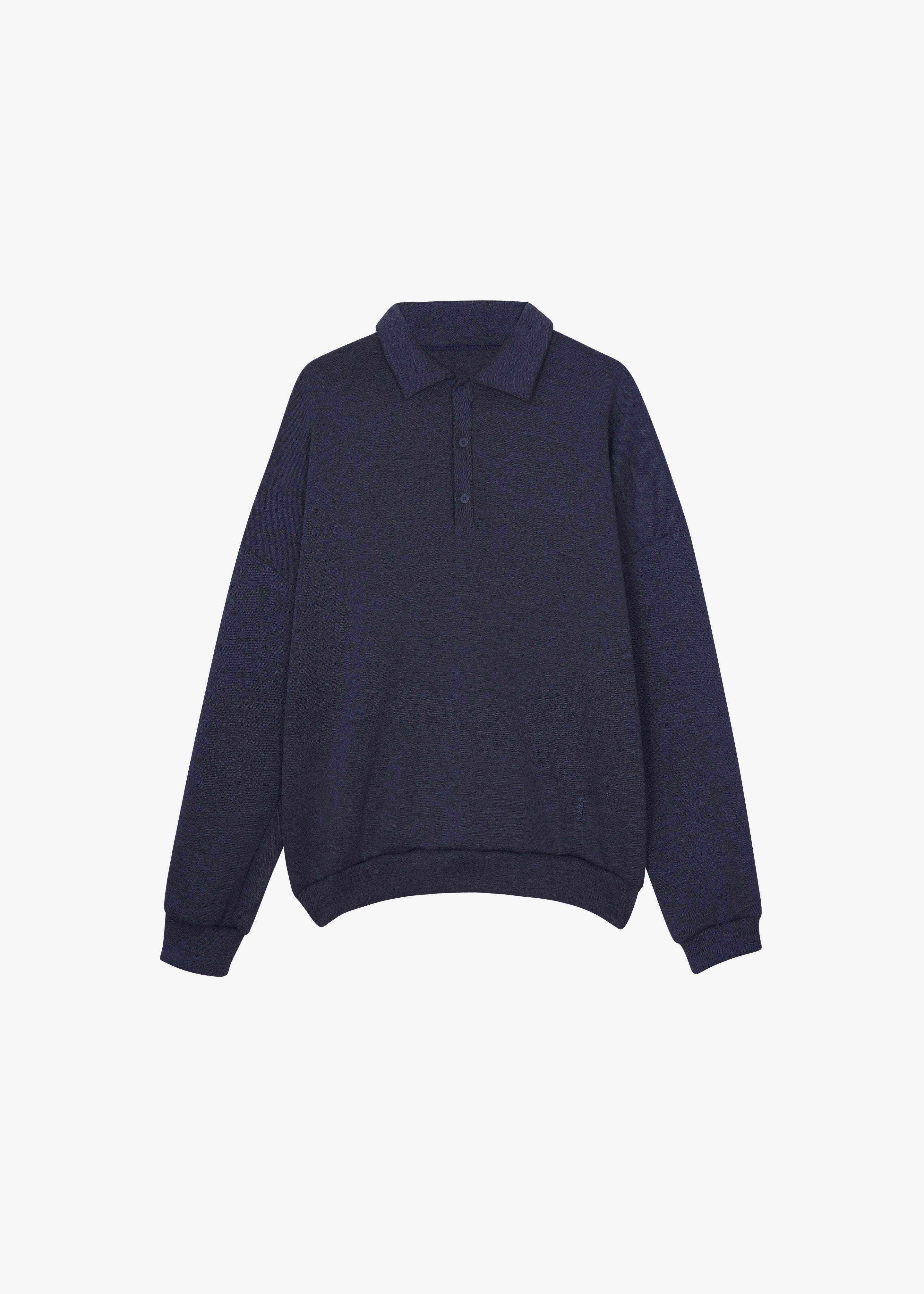 Lenham Polo Sweatshirt - Navy - 9