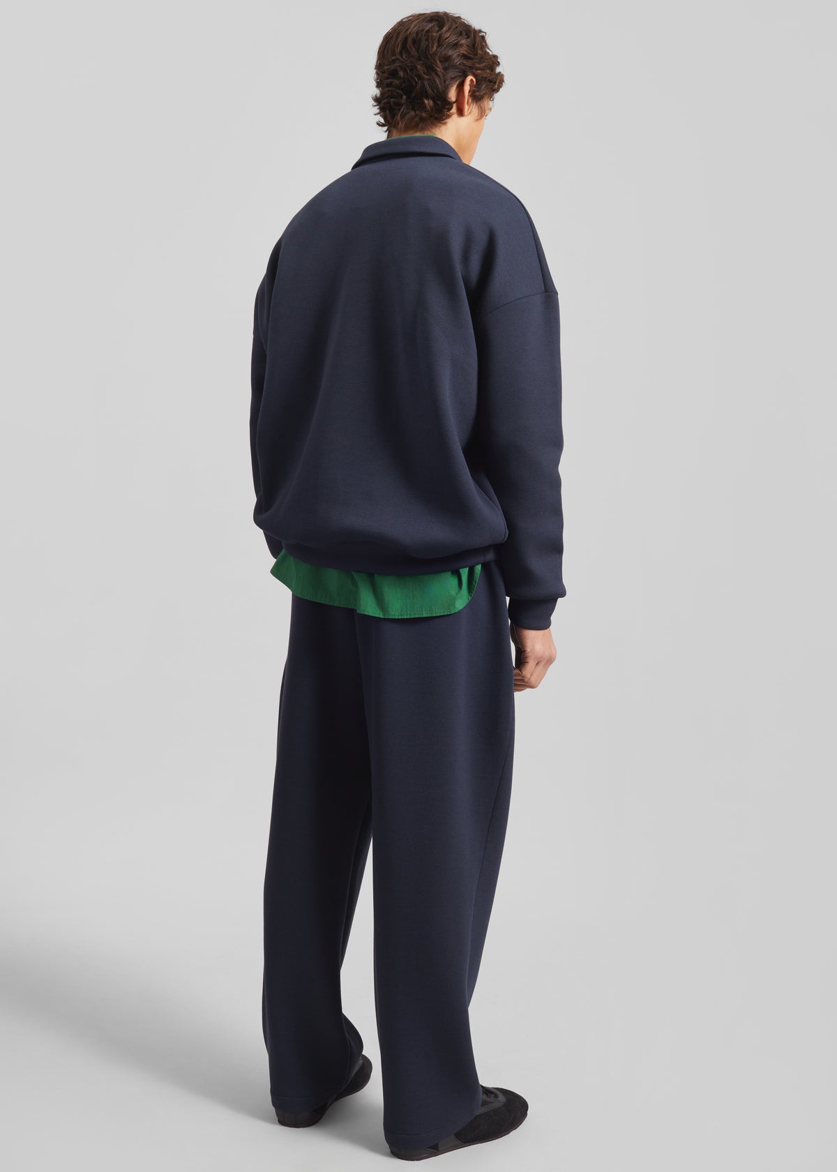 Lenham Polo Sweatshirt - Navy - 8