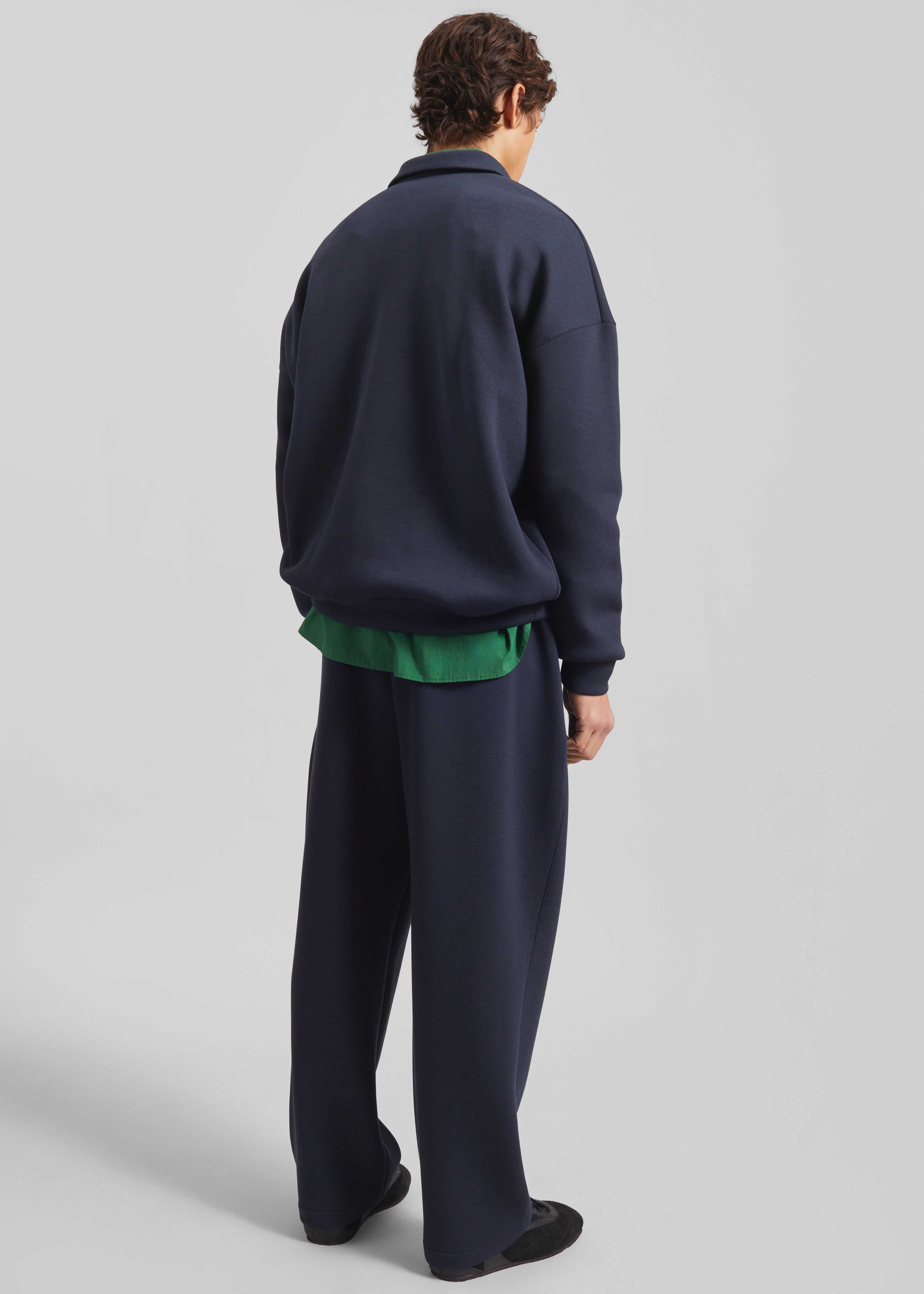 Lenham Polo Sweatshirt - Navy - 8