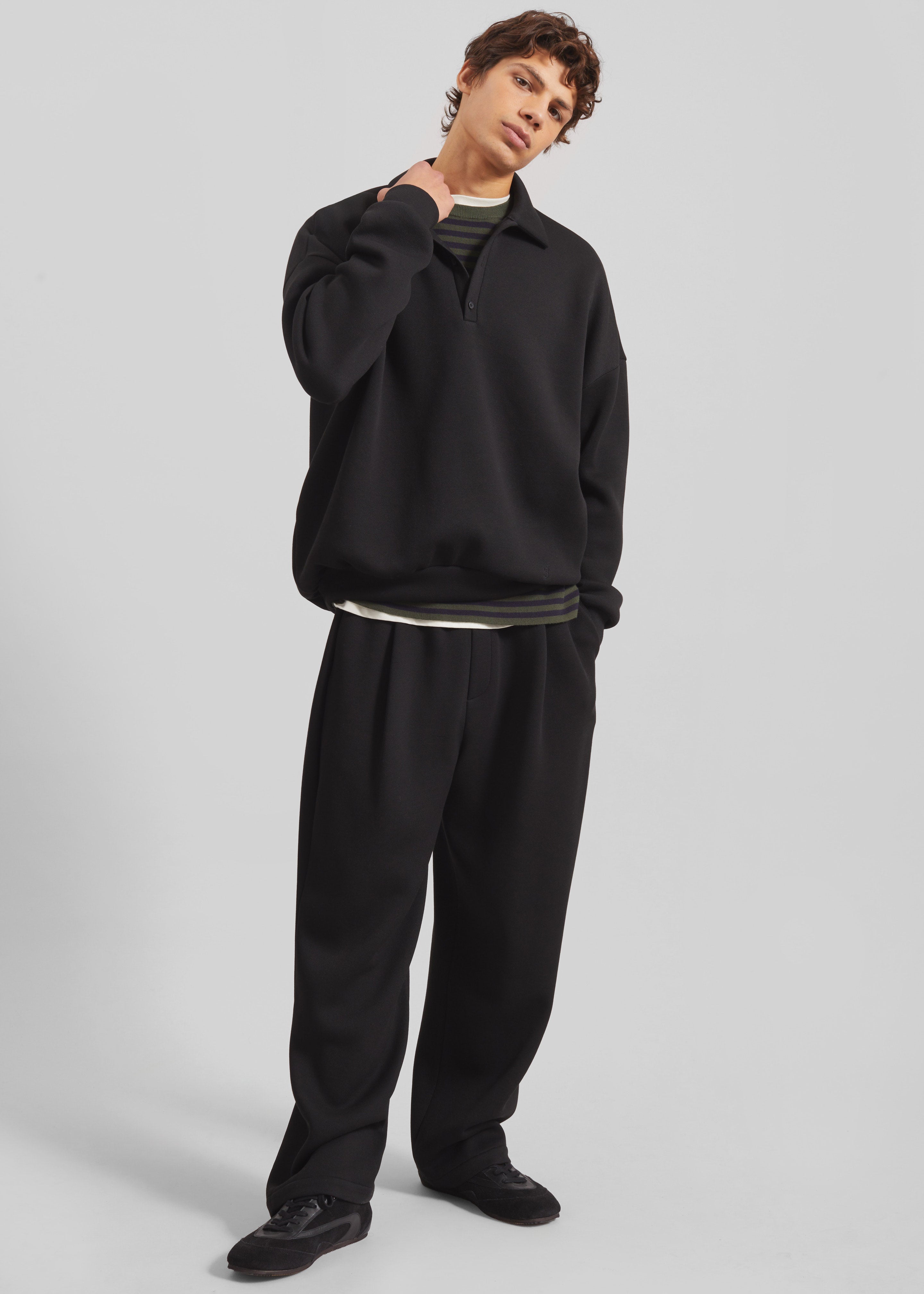 Lenham Straight Pants - Black - 4