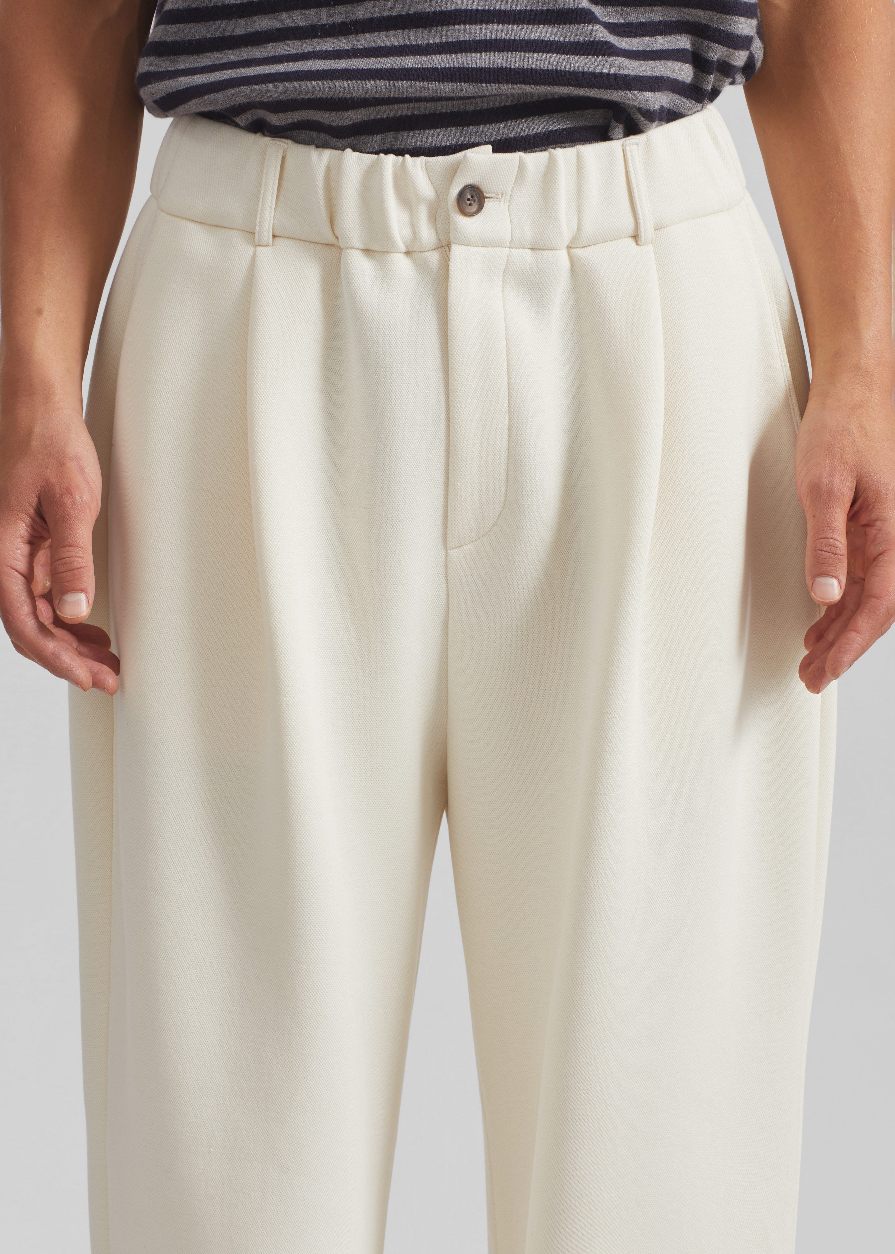 Lenham Straight Pants - Ivory - 3