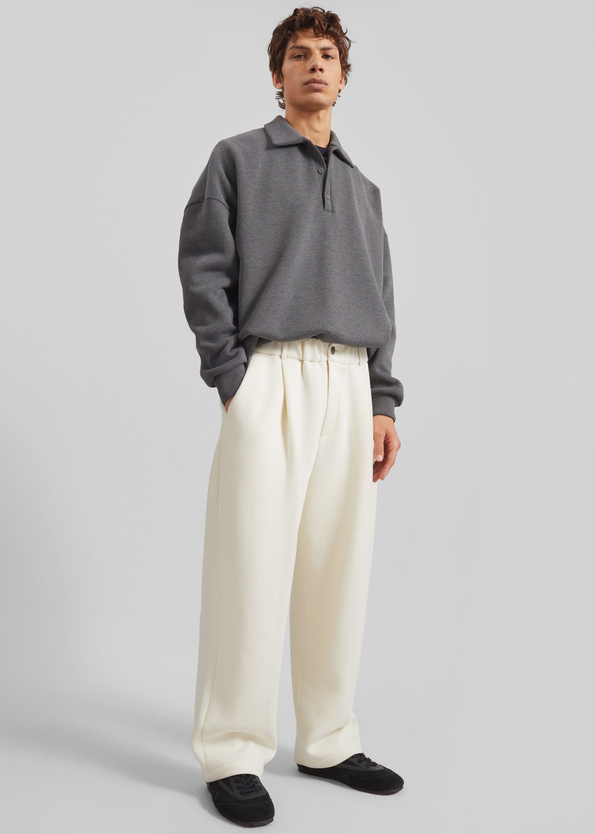 Lenham Straight Pants - Ivory - 2