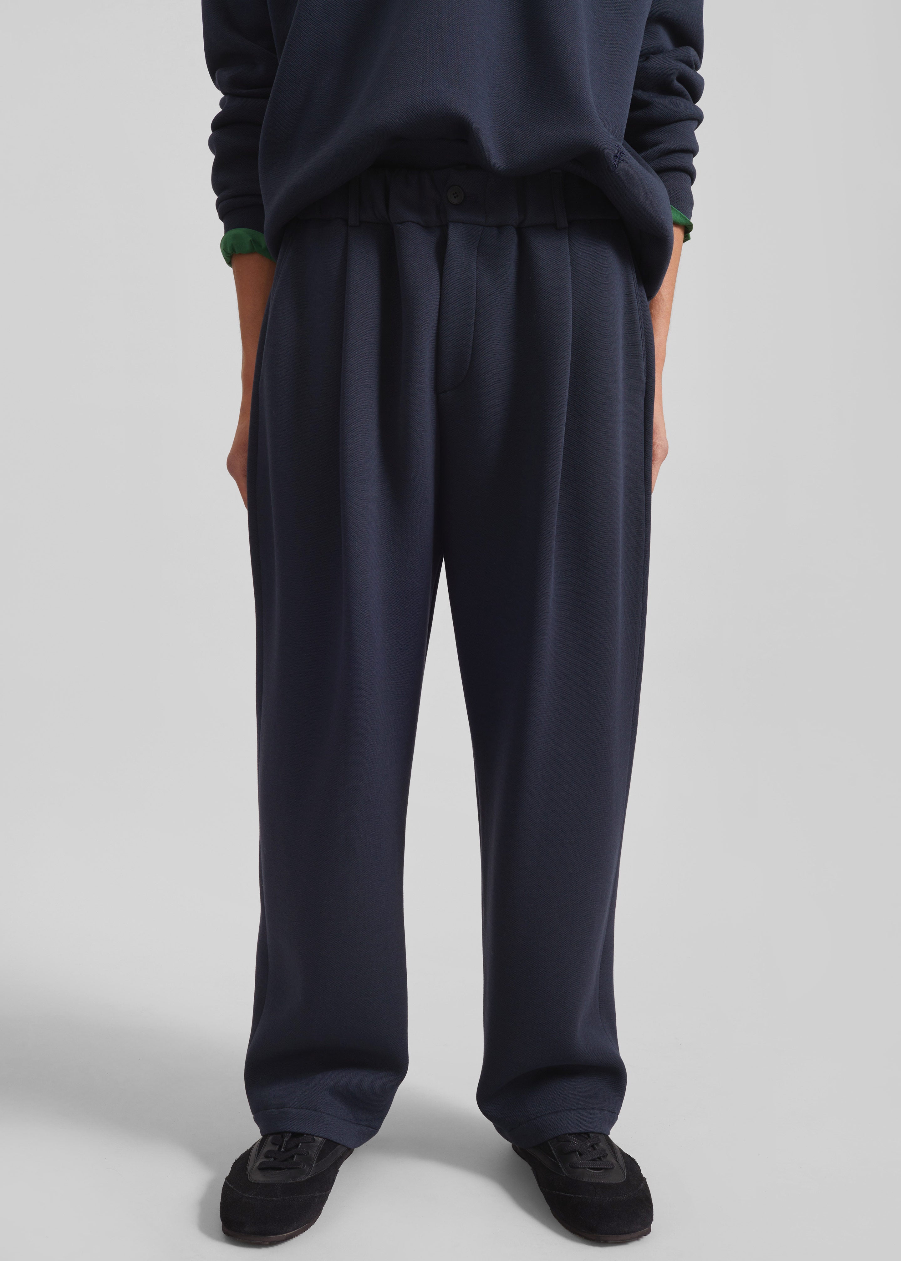 Lenham Straight Pants - Navy – The Frankie Shop