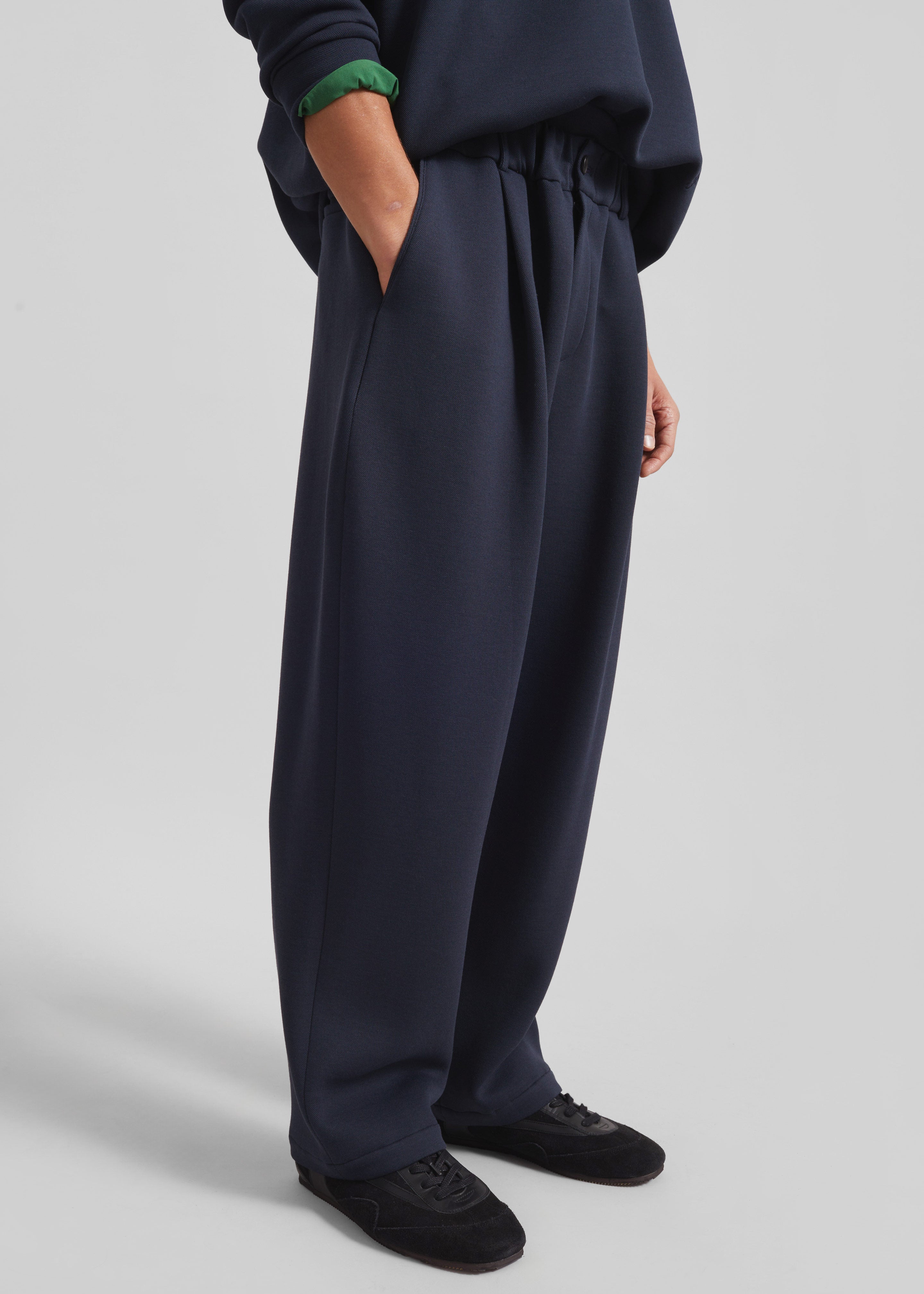 Lenham Straight Pants - Navy – The Frankie Shop