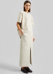 Leni Knit Oversized Top - Beige
