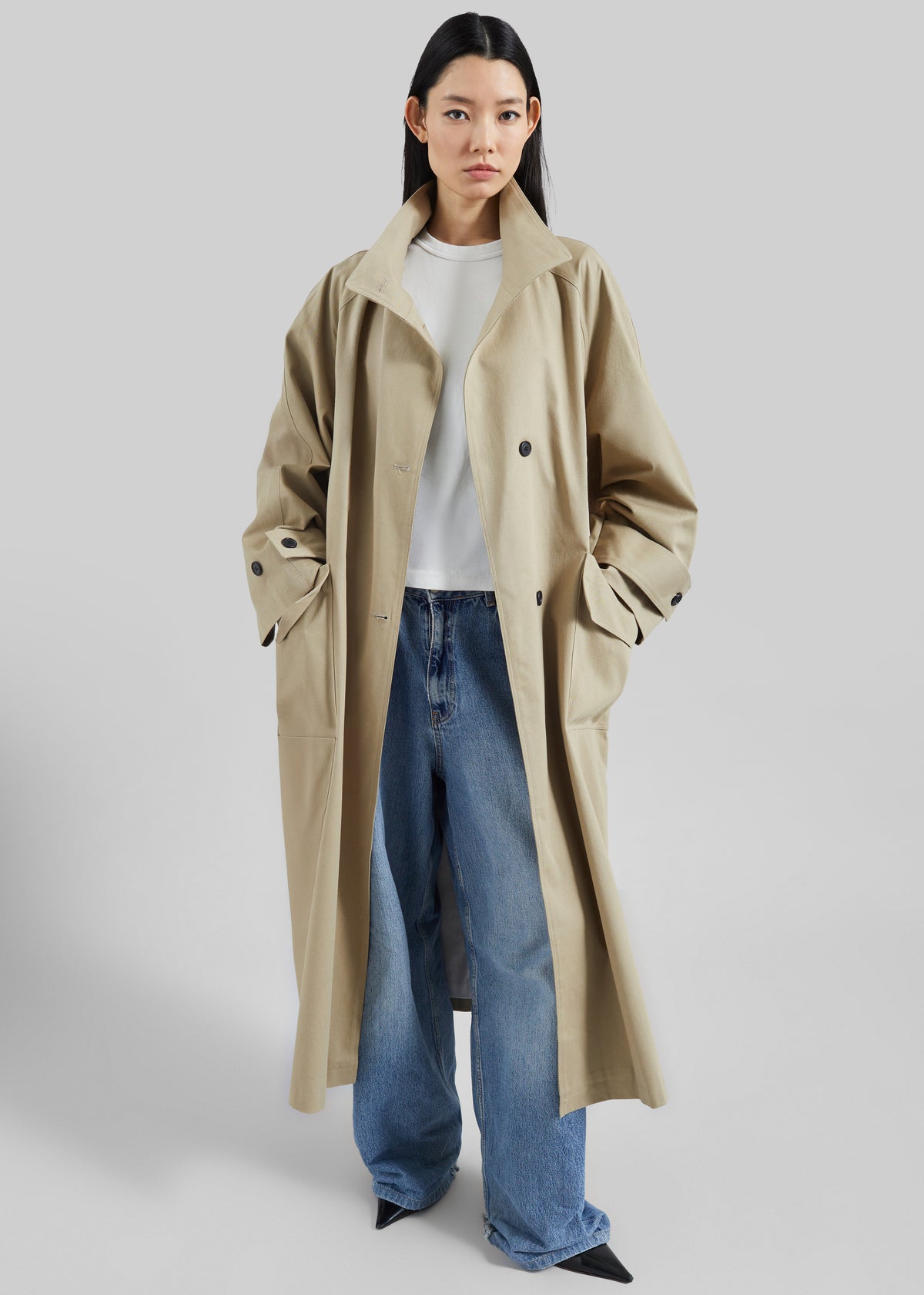 Lenoir Trench Coat - Beige - 7