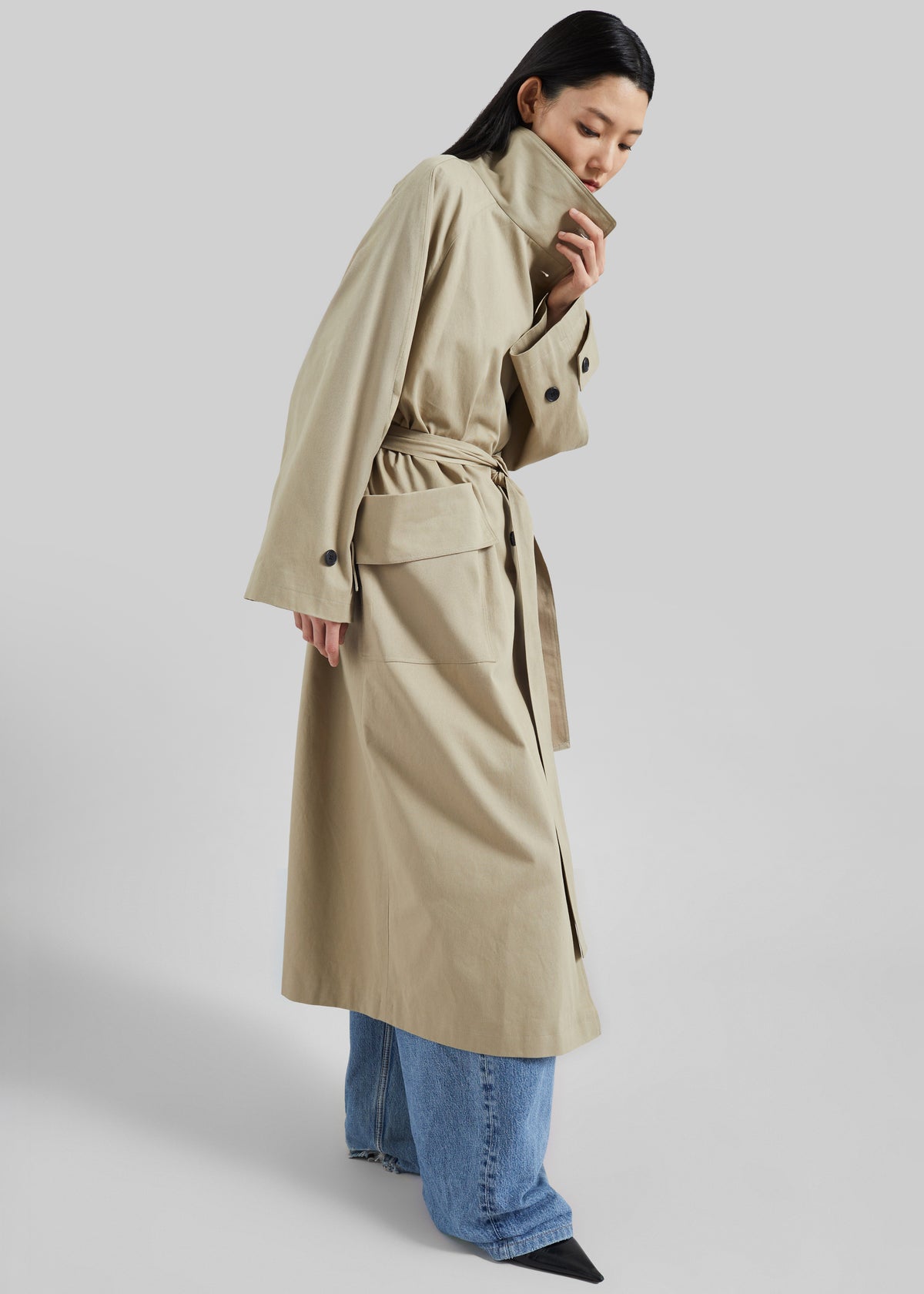 Lenoir Trench Coat - Beige - 6