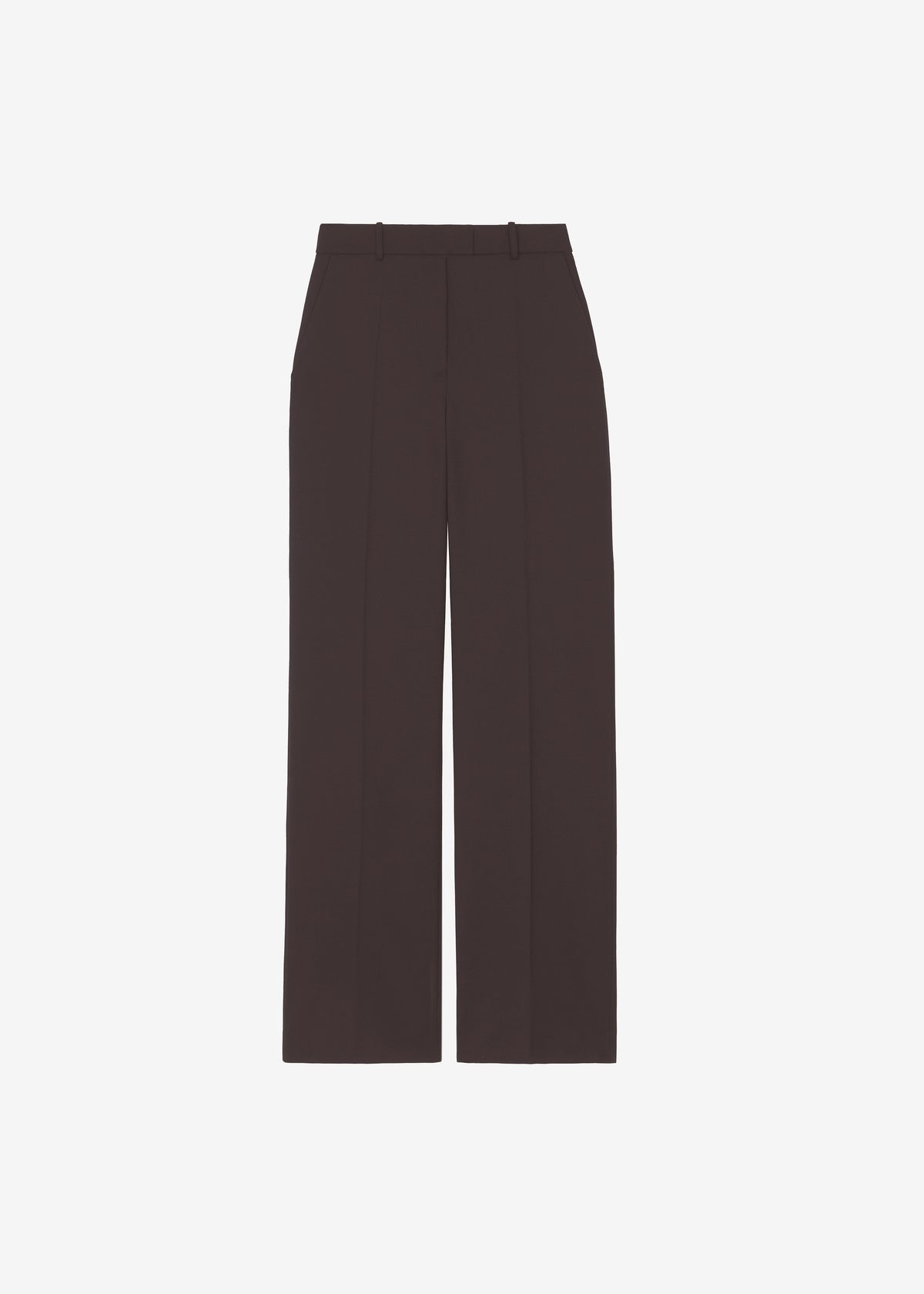 Lenora Straight Trousers - Brown - 11