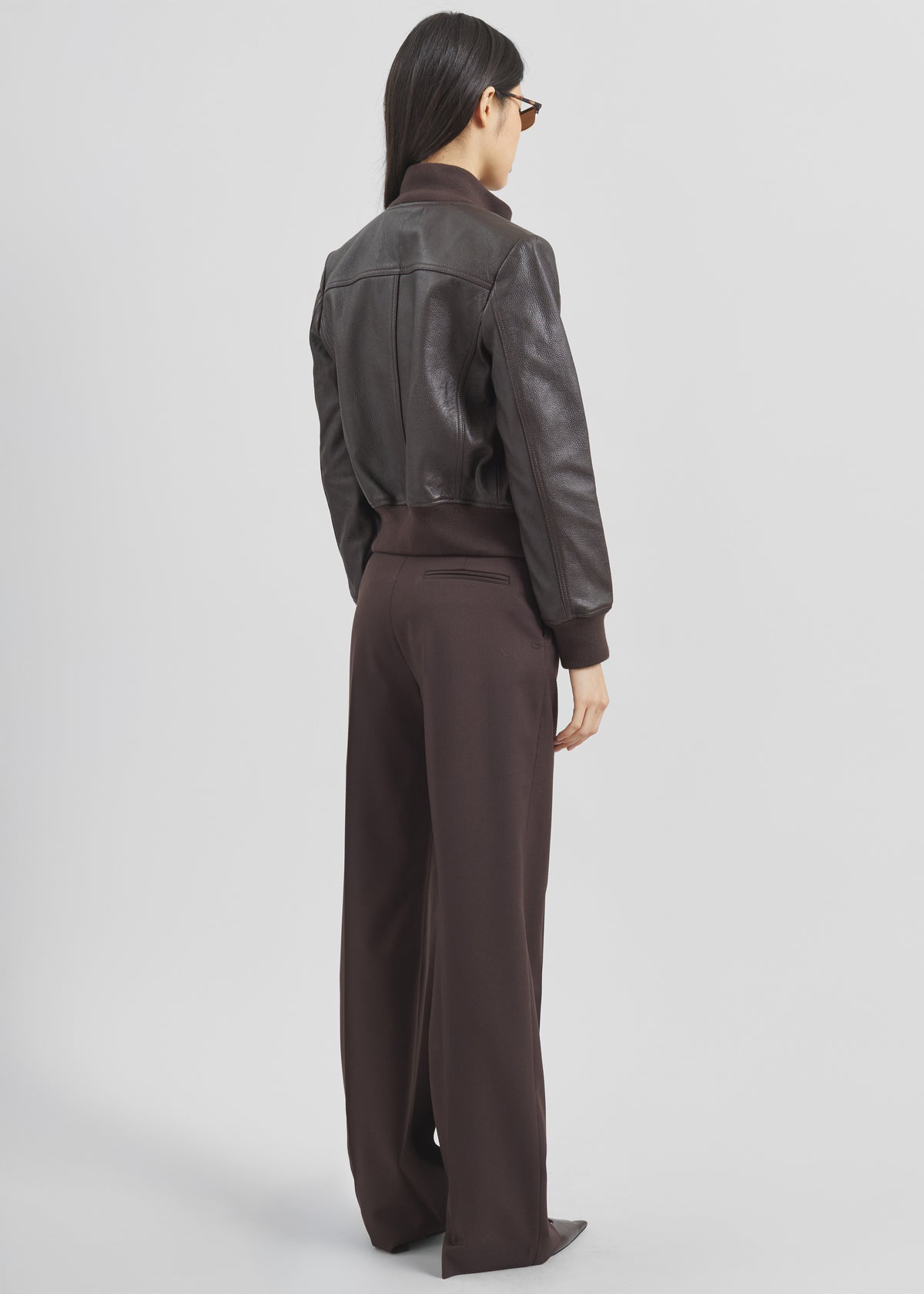 Lenora Straight Trousers - Brown - 10