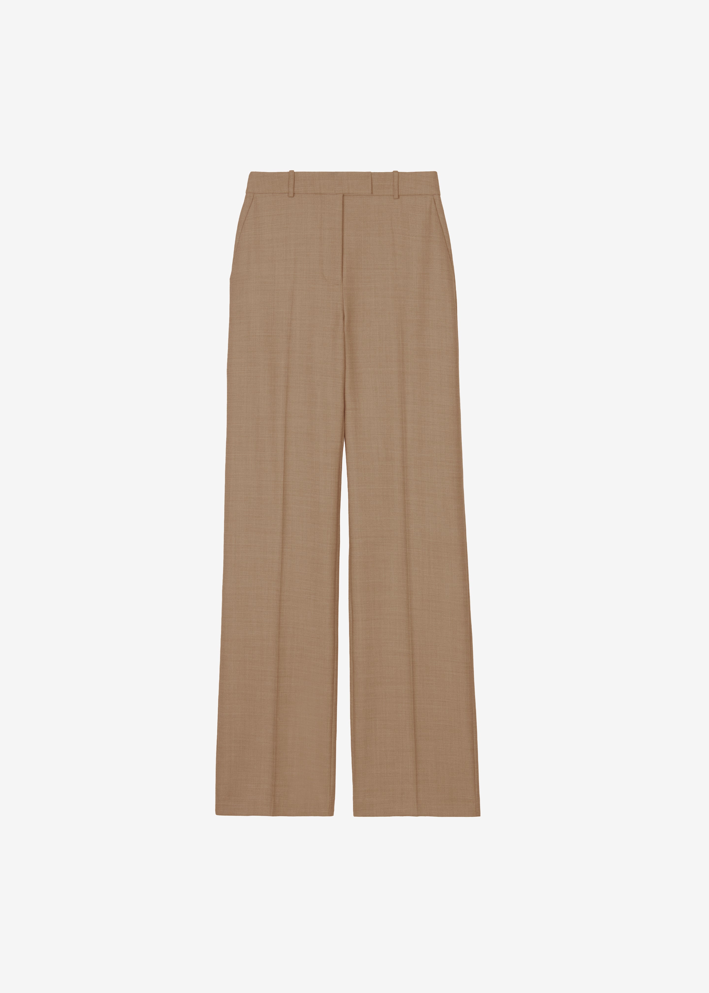 Lenora Straight Trousers - Camel - 7
