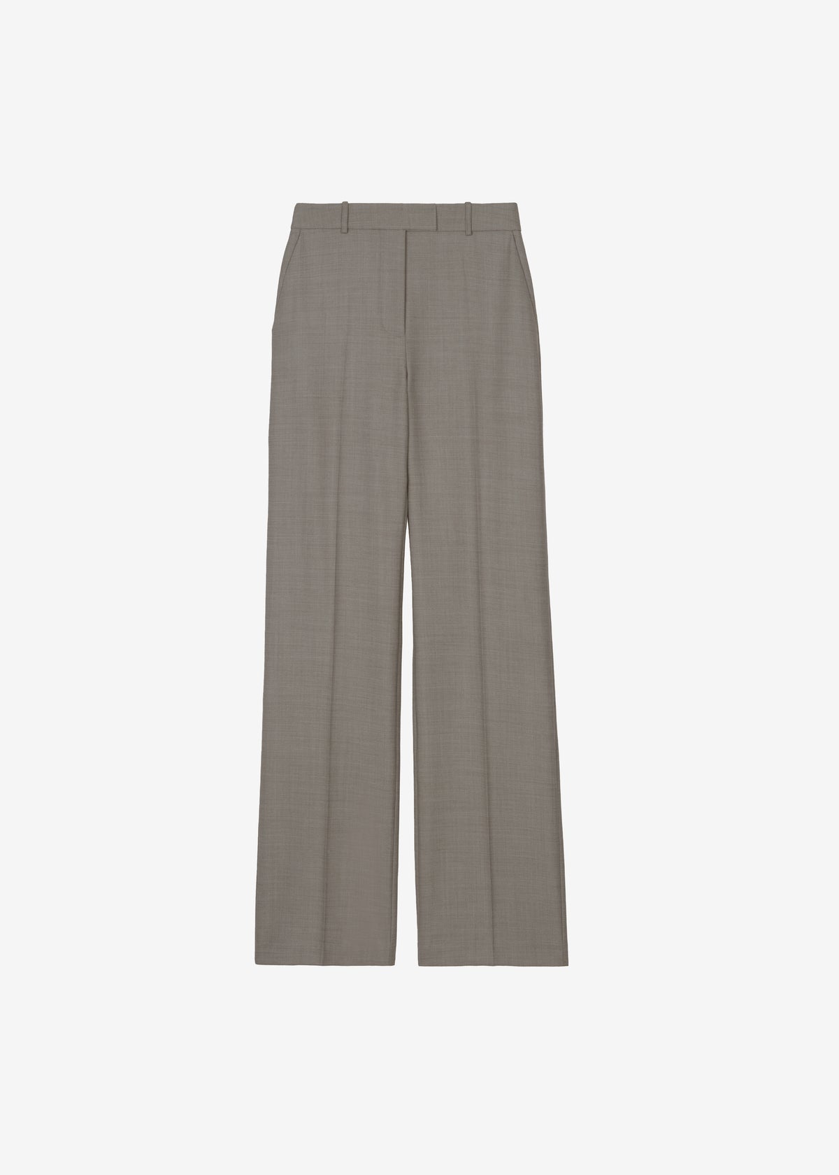 Lenora Straight Trousers - Taupe - 11