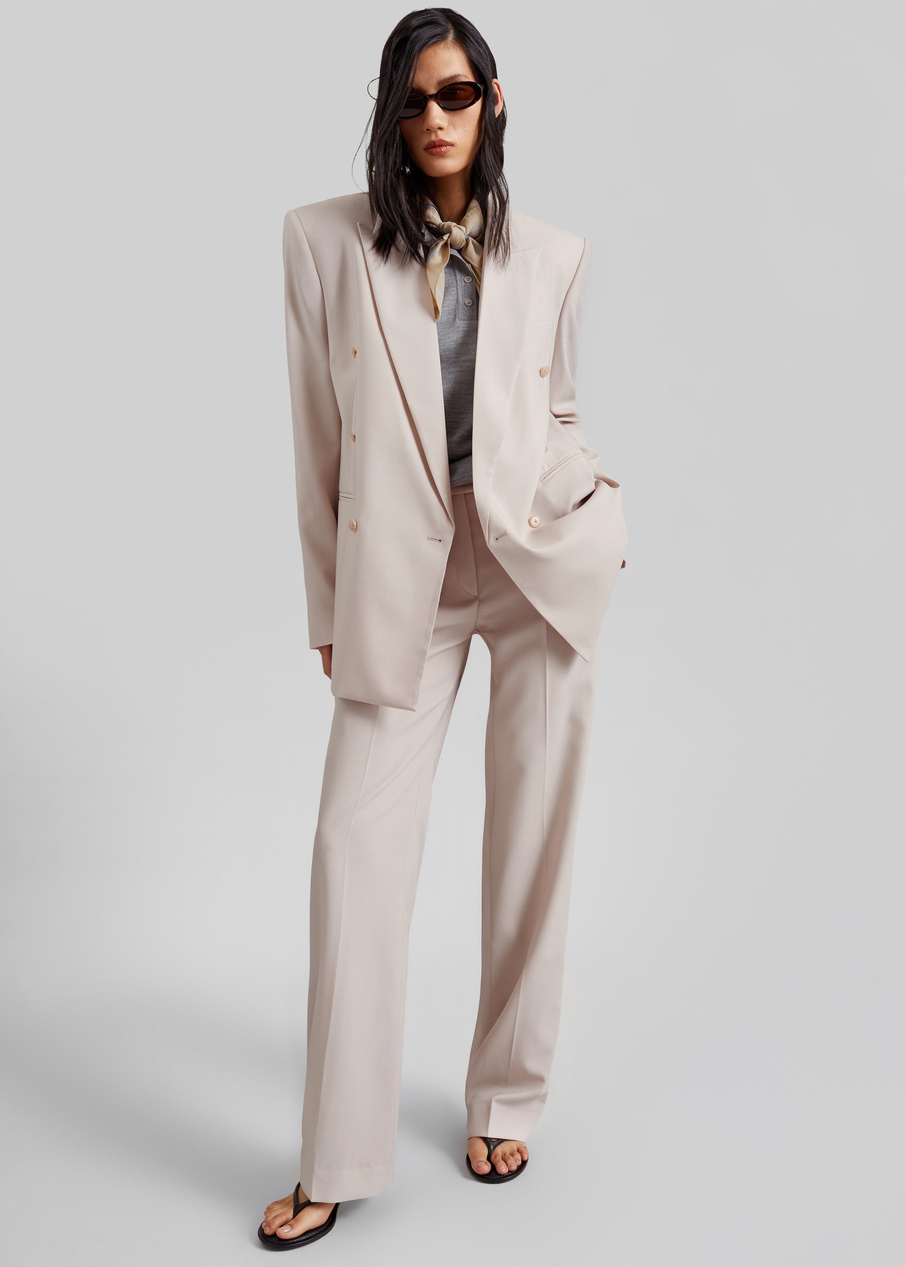 Lenora Trousers - Faded Pink - 3