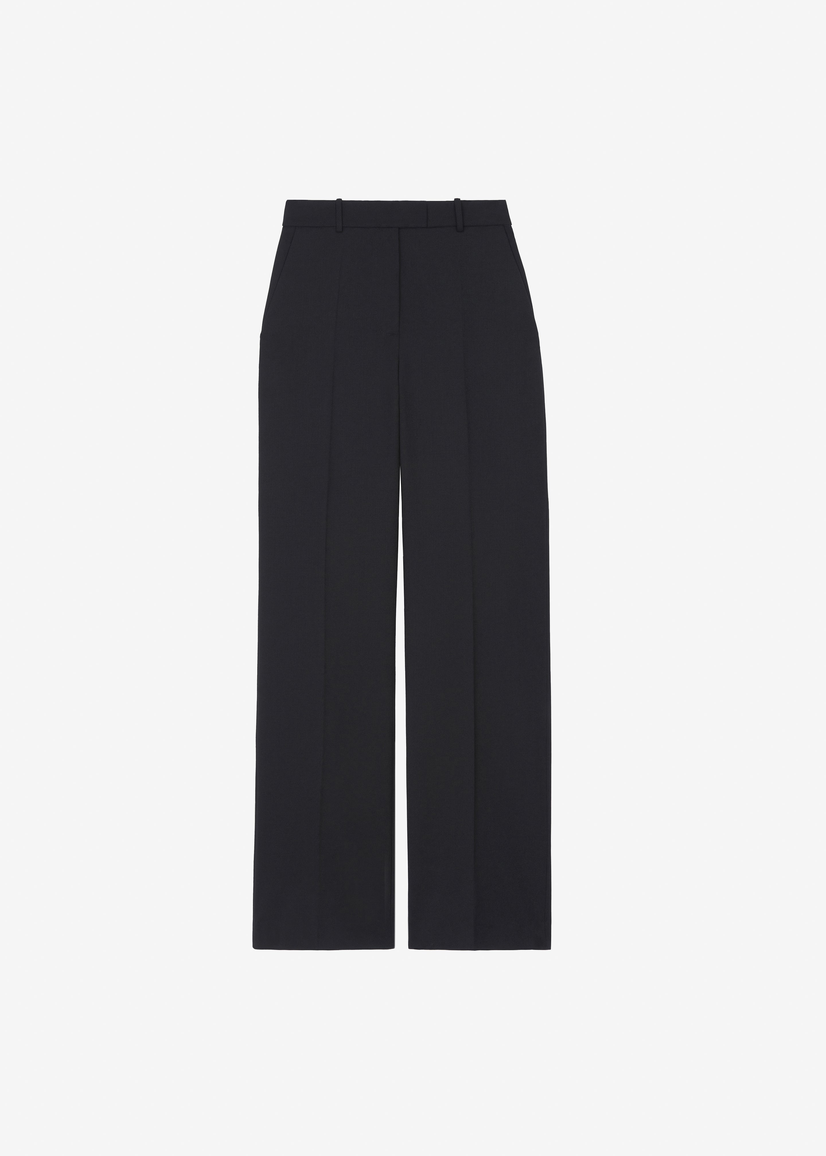 Lenora Straight Trousers - Black - 11