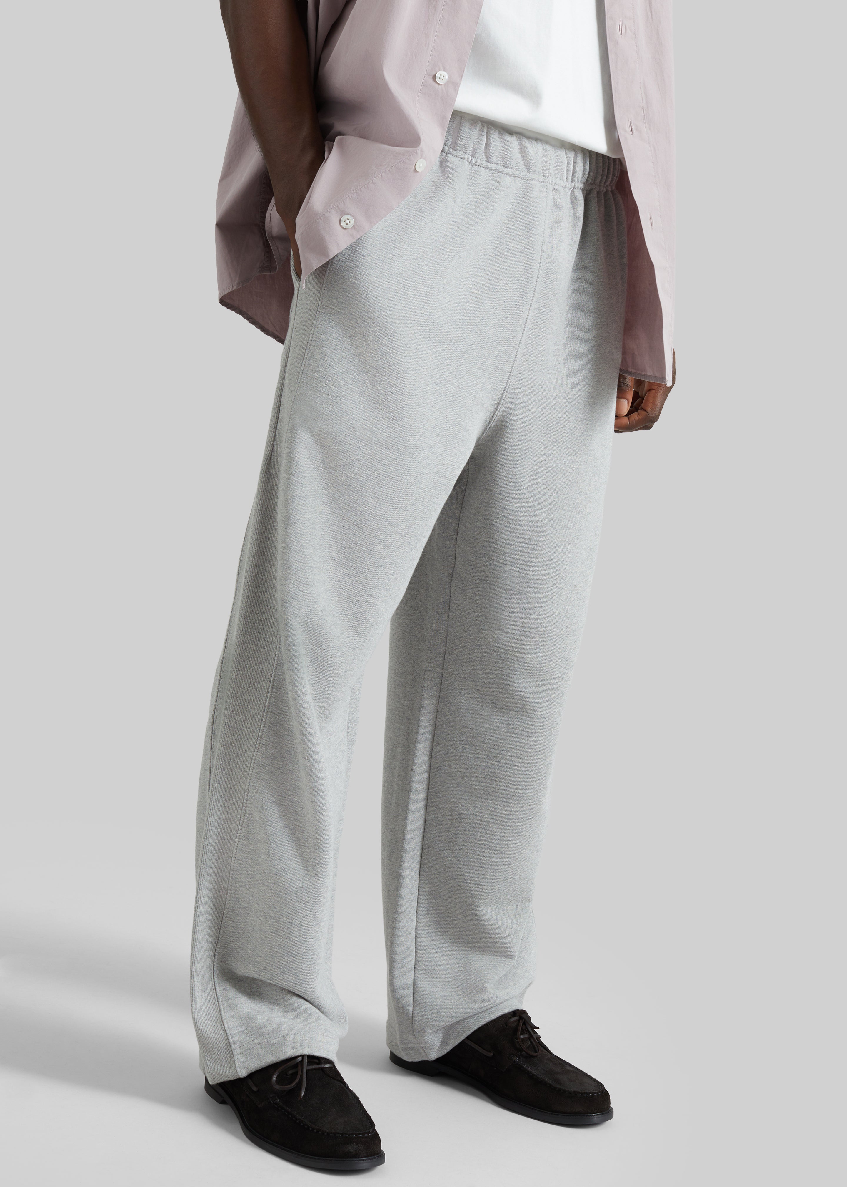 Lenox Paneled Sweatpants - Light Grey - 4