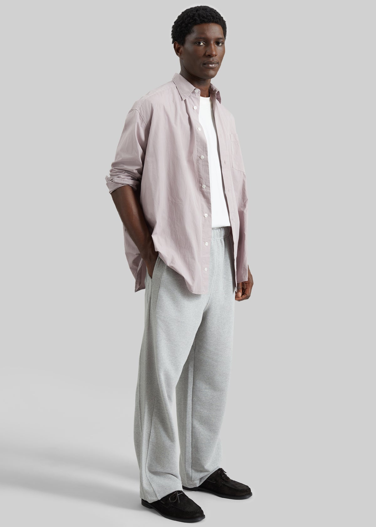 Lenox Paneled Sweatpants - Light Grey - 5