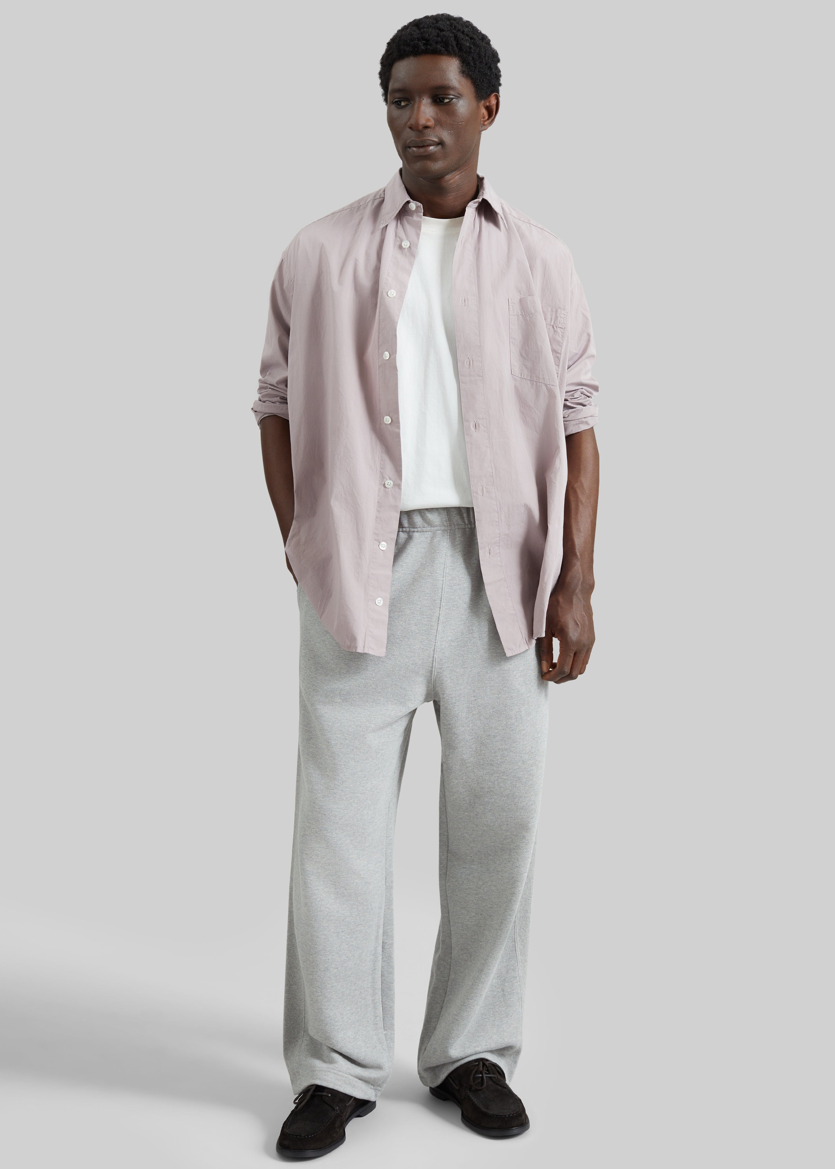Lenox Paneled Sweatpants - Light Grey - 6