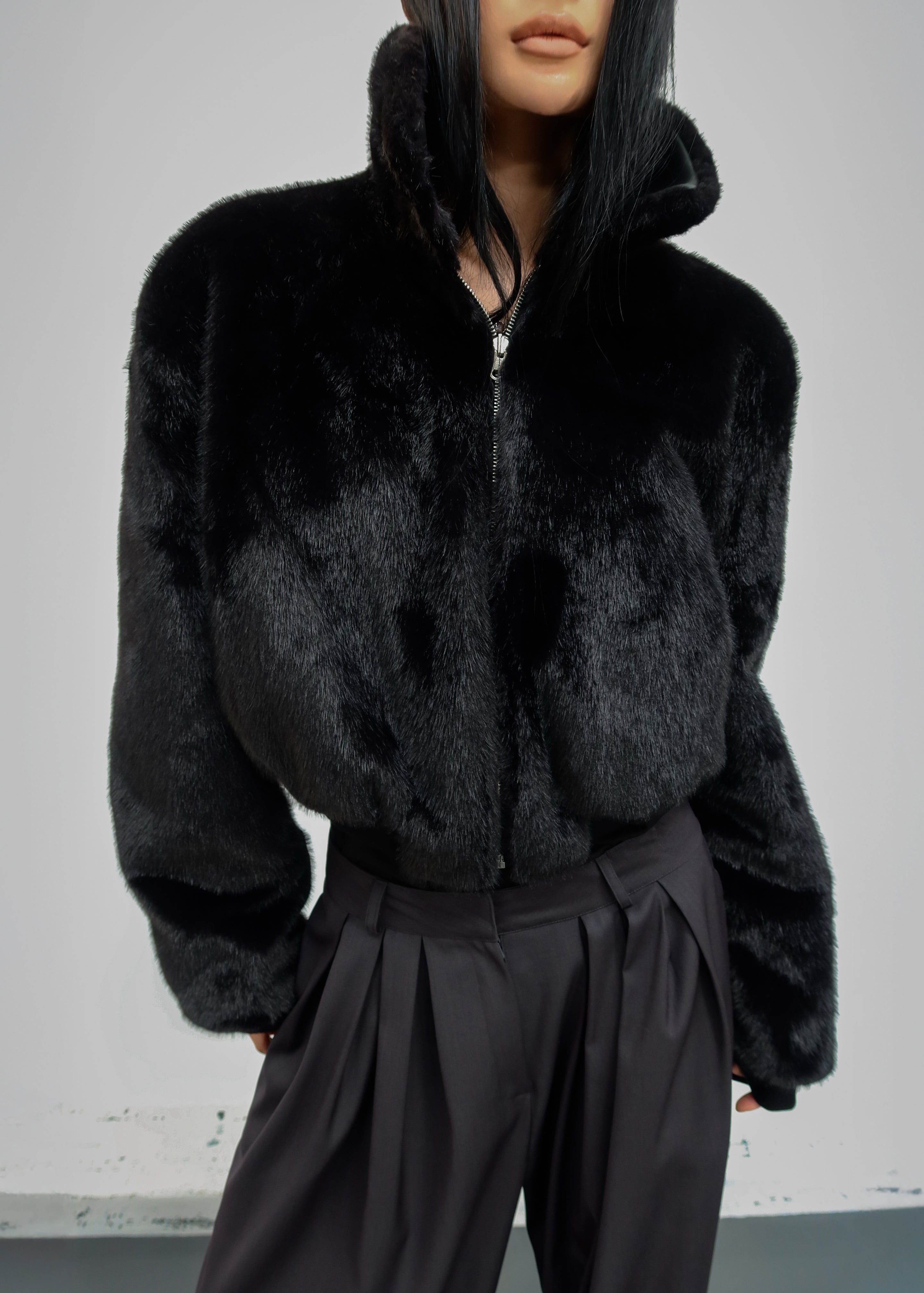 Leoben Reversible Bomber Jacket - Black – The Frankie Shop