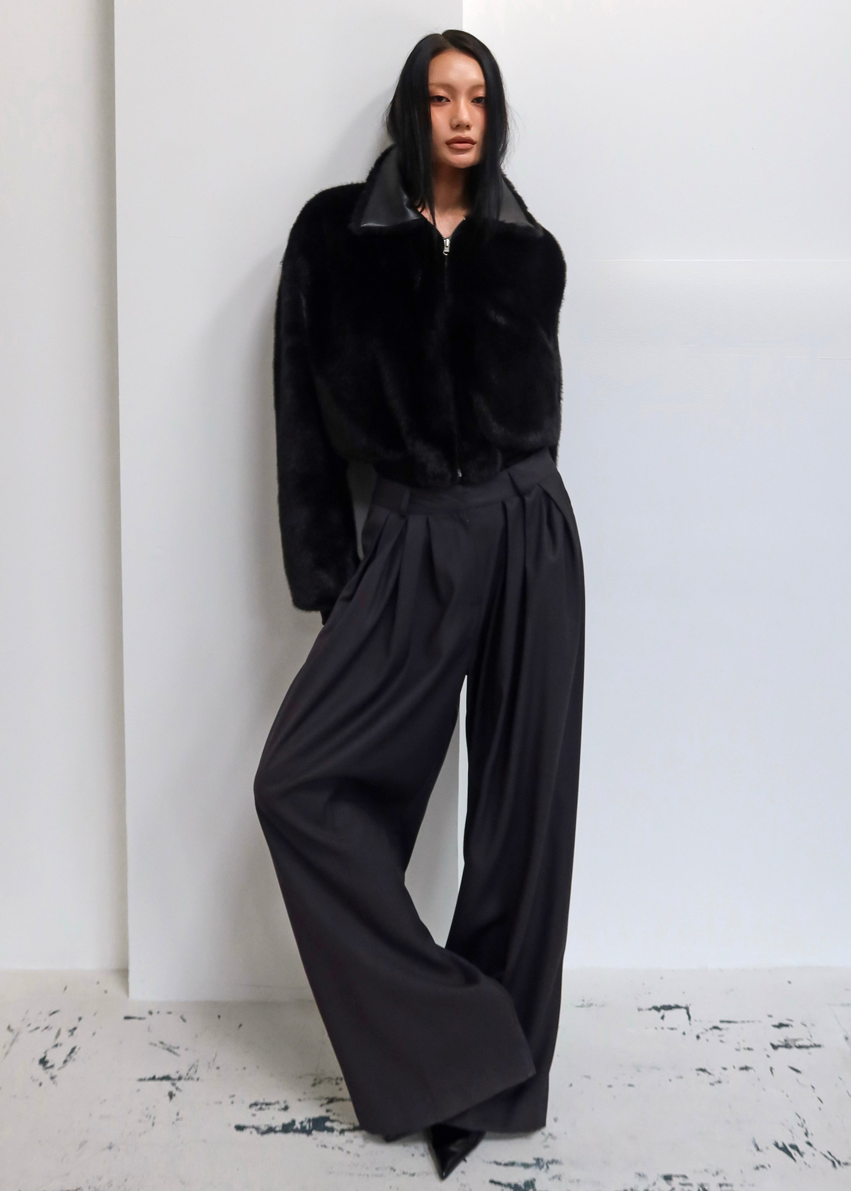 Leoben Reversible Bomber Jacket - Black – The Frankie Shop