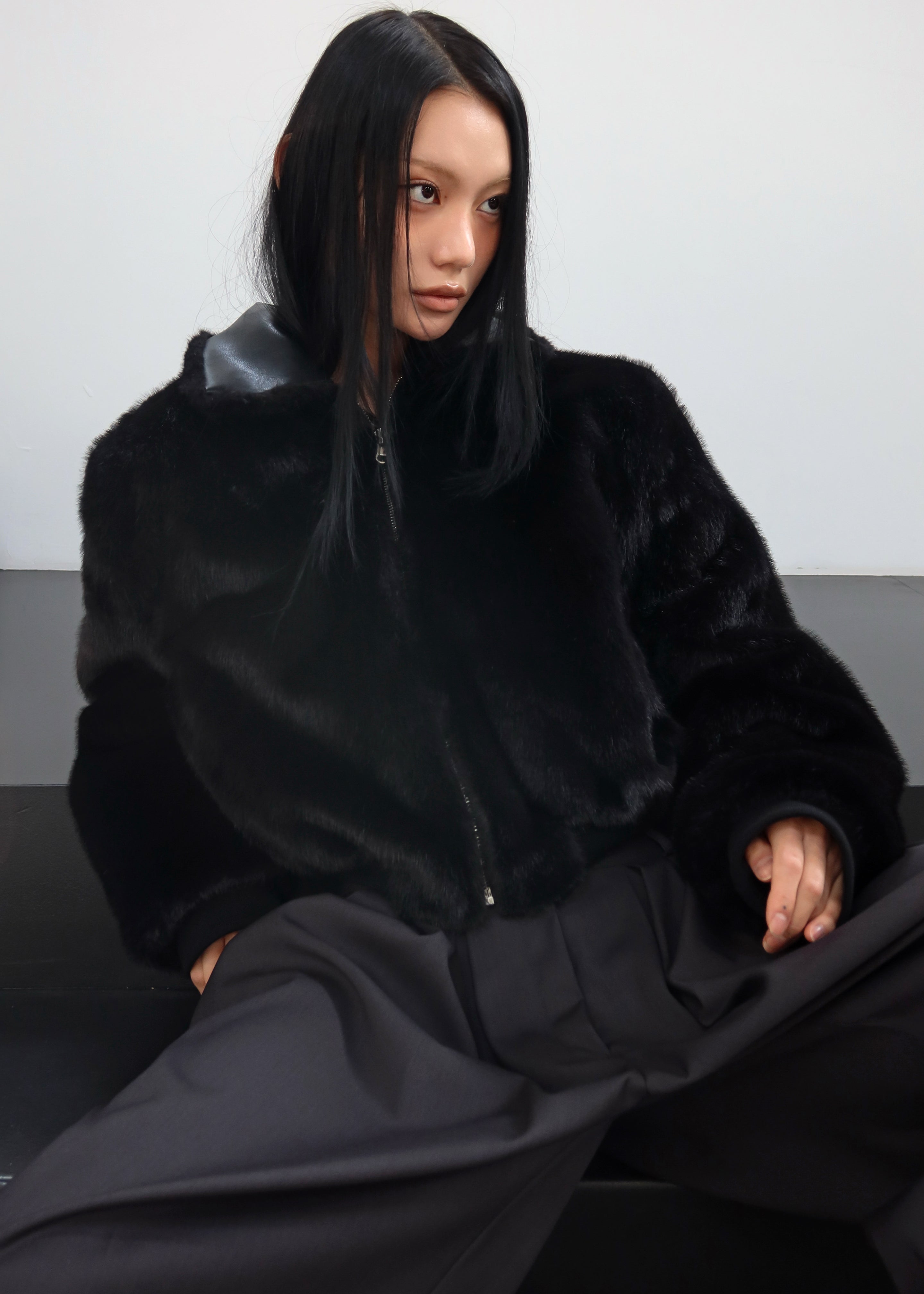 Leoben Reversible Bomber Jacket - Black - 7