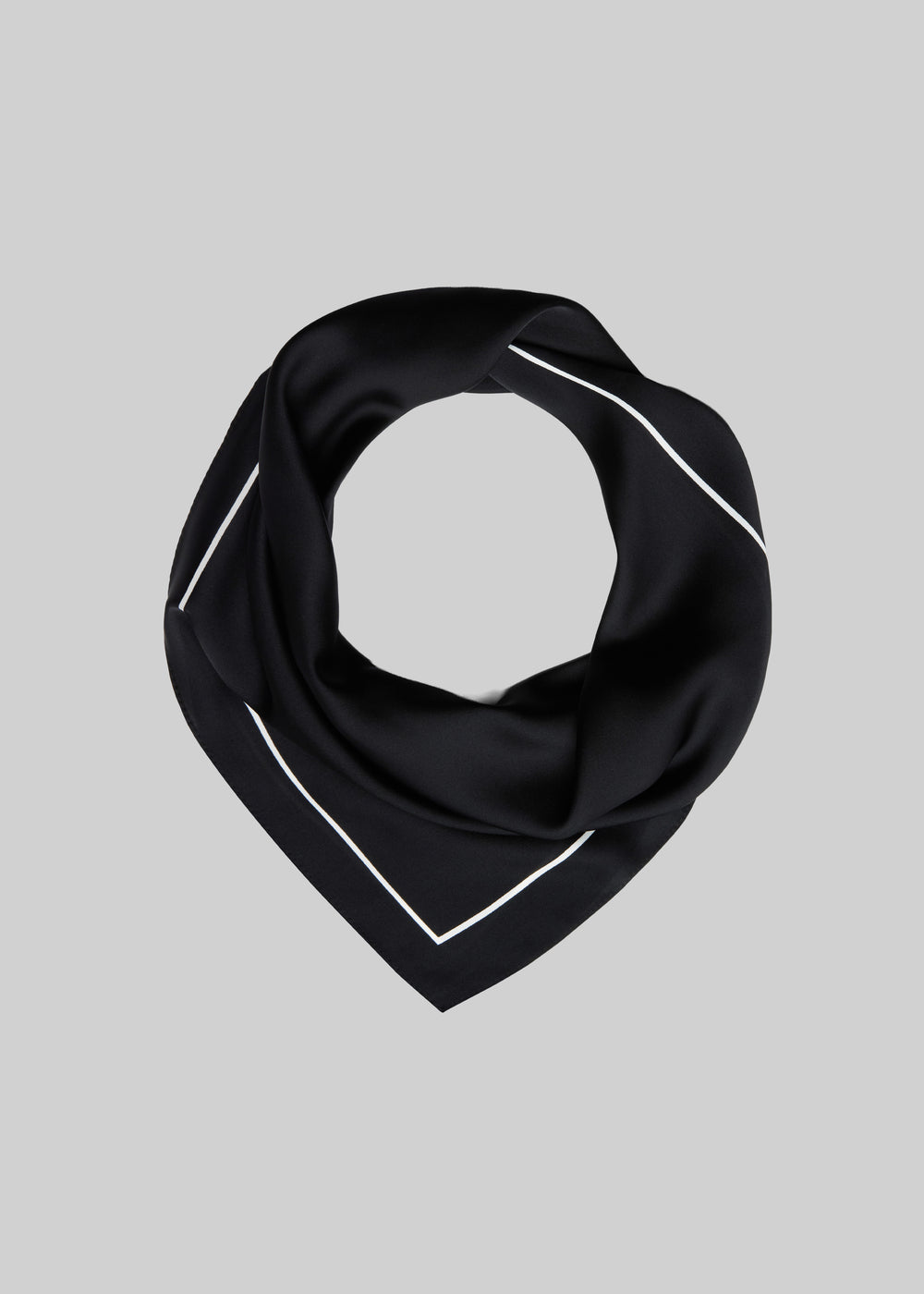 Lerici Square Scarf - Black - 1