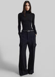 Lery Tailored Cargo Pants - Black