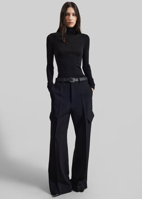 Lery Tailored Cargo Pants - Black