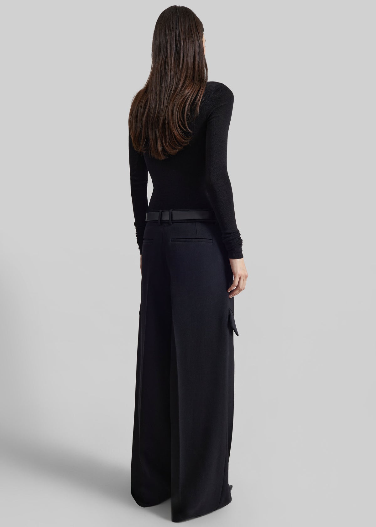 Lery Tailored Cargo Pants - Black