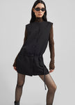 Lesce Vest Dress - Black