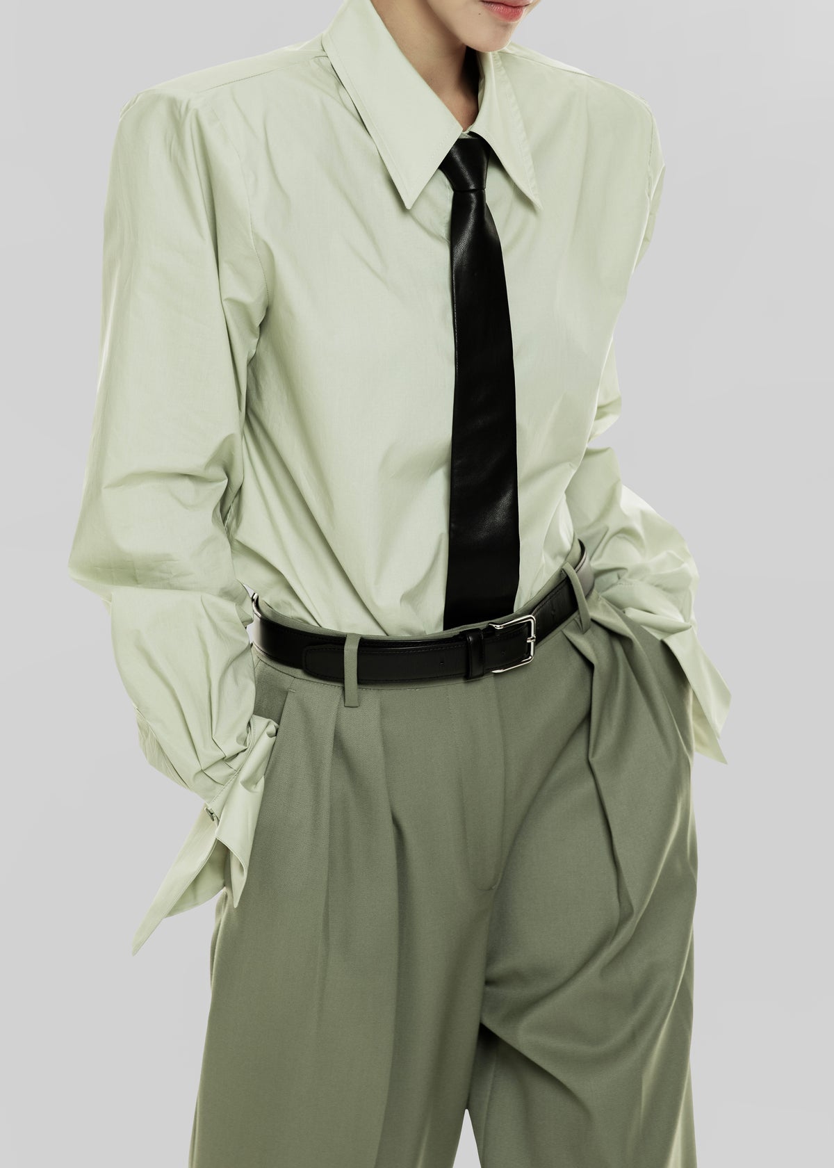 Leuven Padded Shirt - Sage - 2