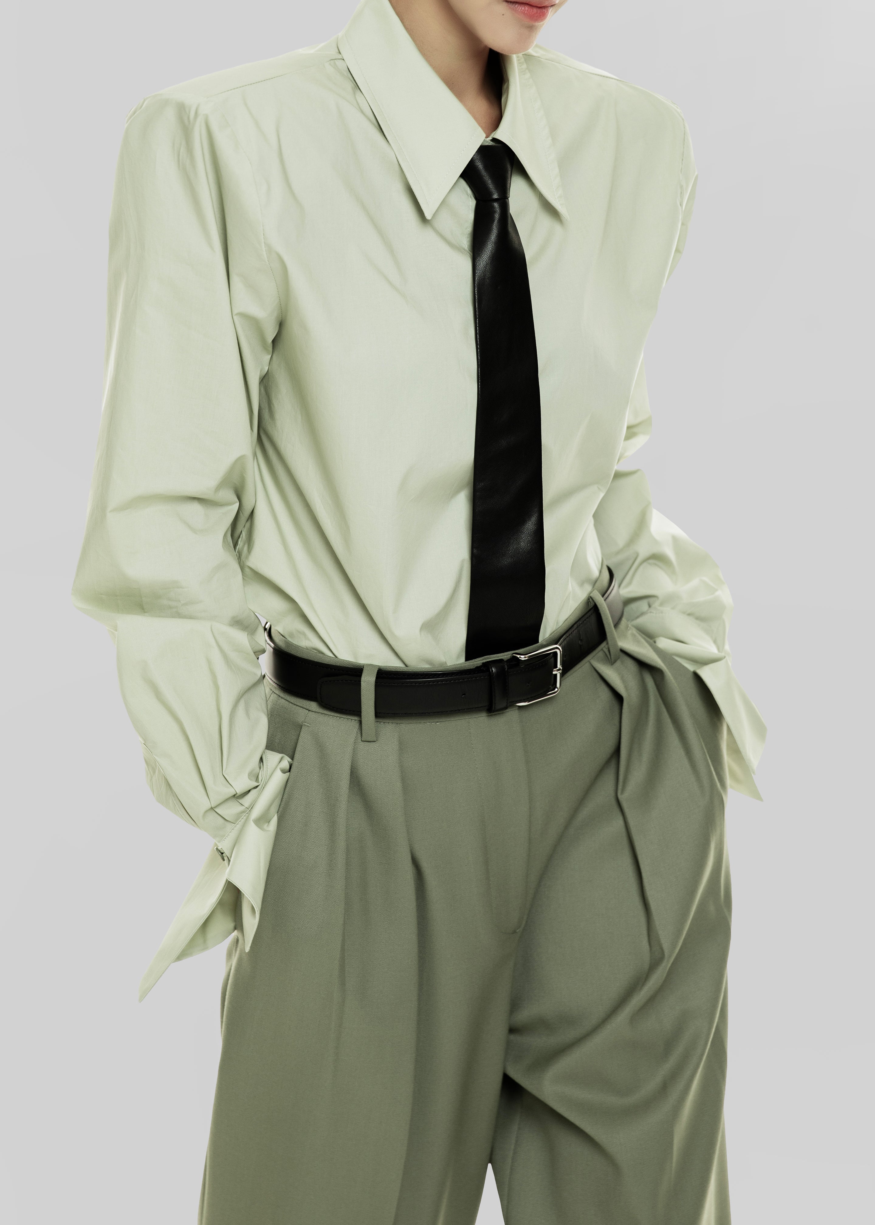 Leuven Padded Shirt - Sage - 2