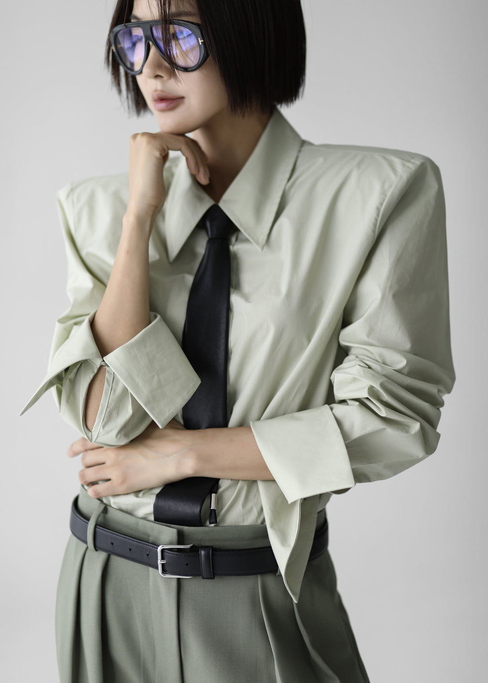 Leuven Padded Shirt - Sage