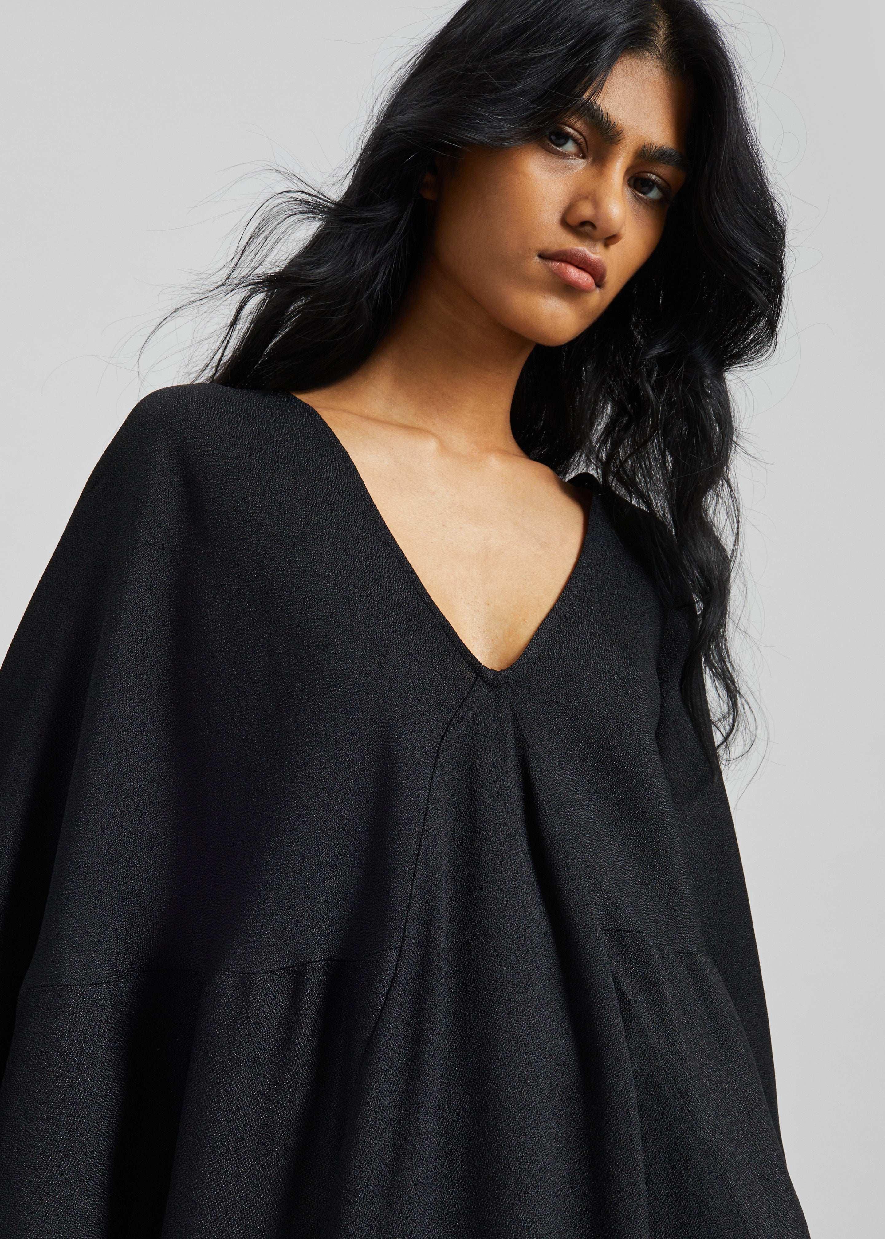 Lilia Kaftan Dress - Black – The Frankie Shop