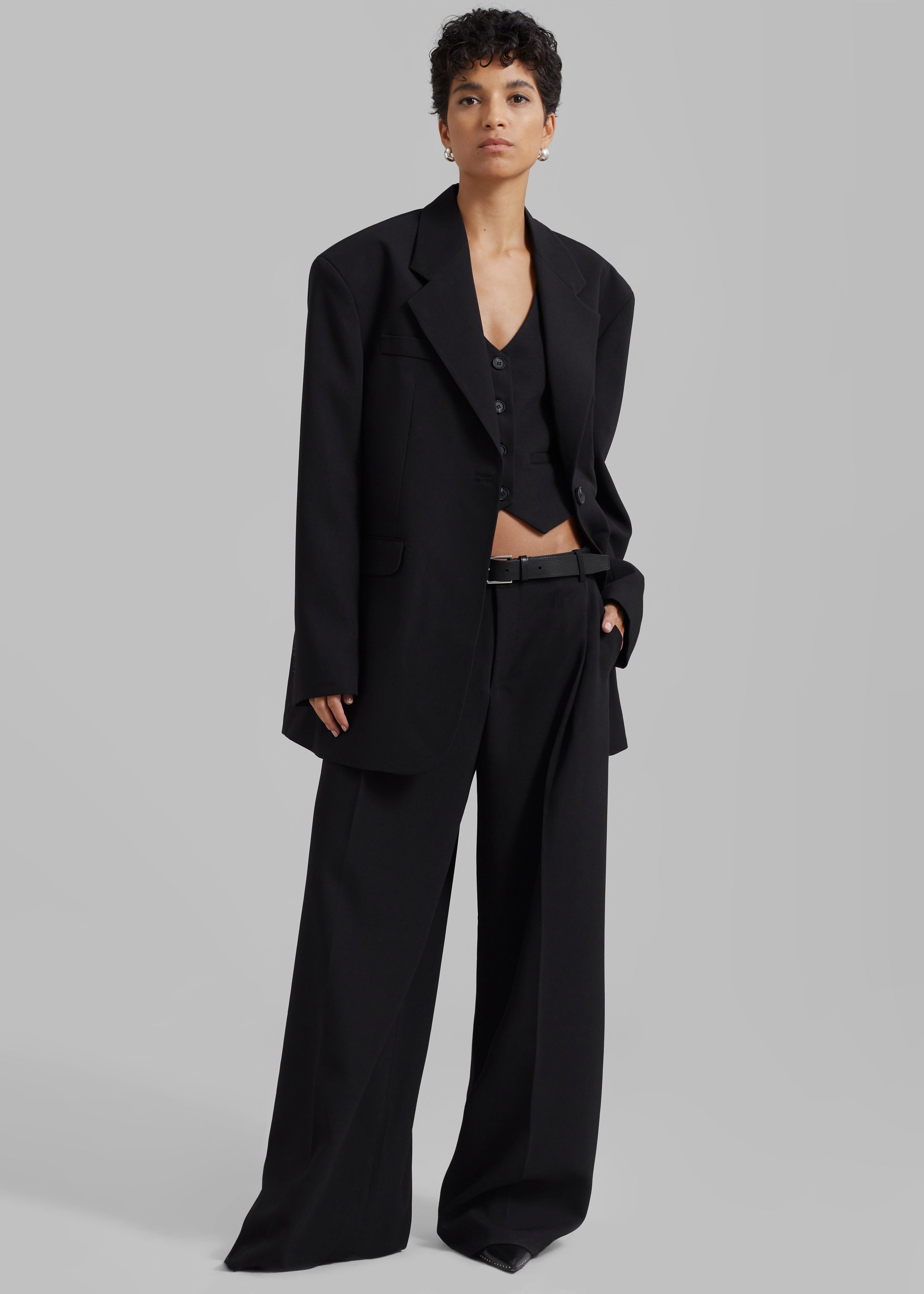 Women's Sleeveless Trouser Suit 2 Piece Suit Plain Two Piece Slim Fit  Sporty | eBay