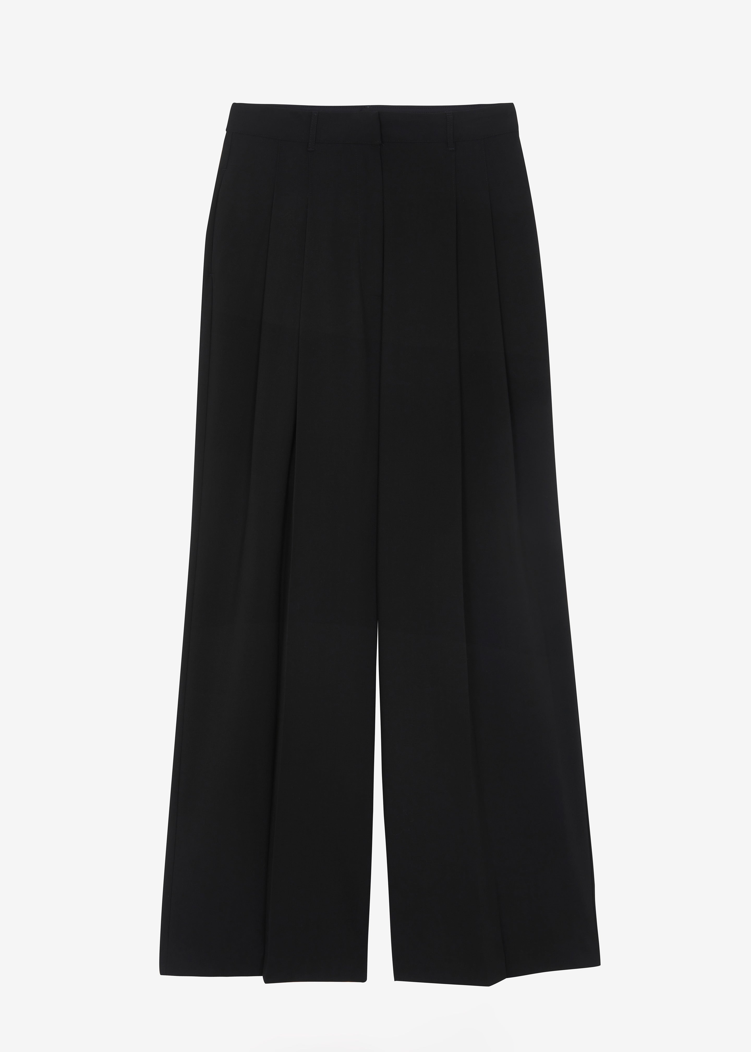 Lilly Pleated Trousers - Black - 7