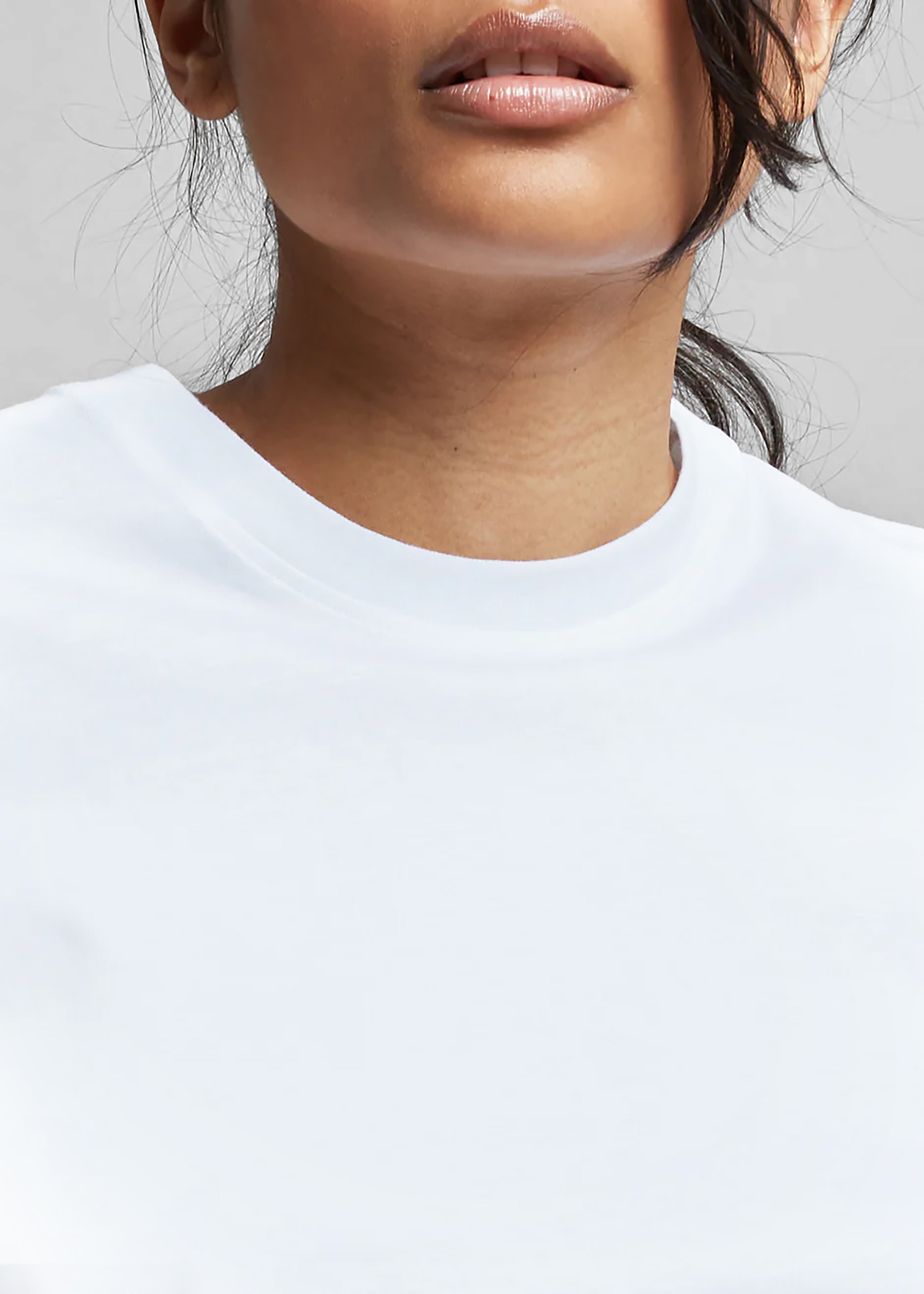 Lilou Simple Tee - Optic White - 3