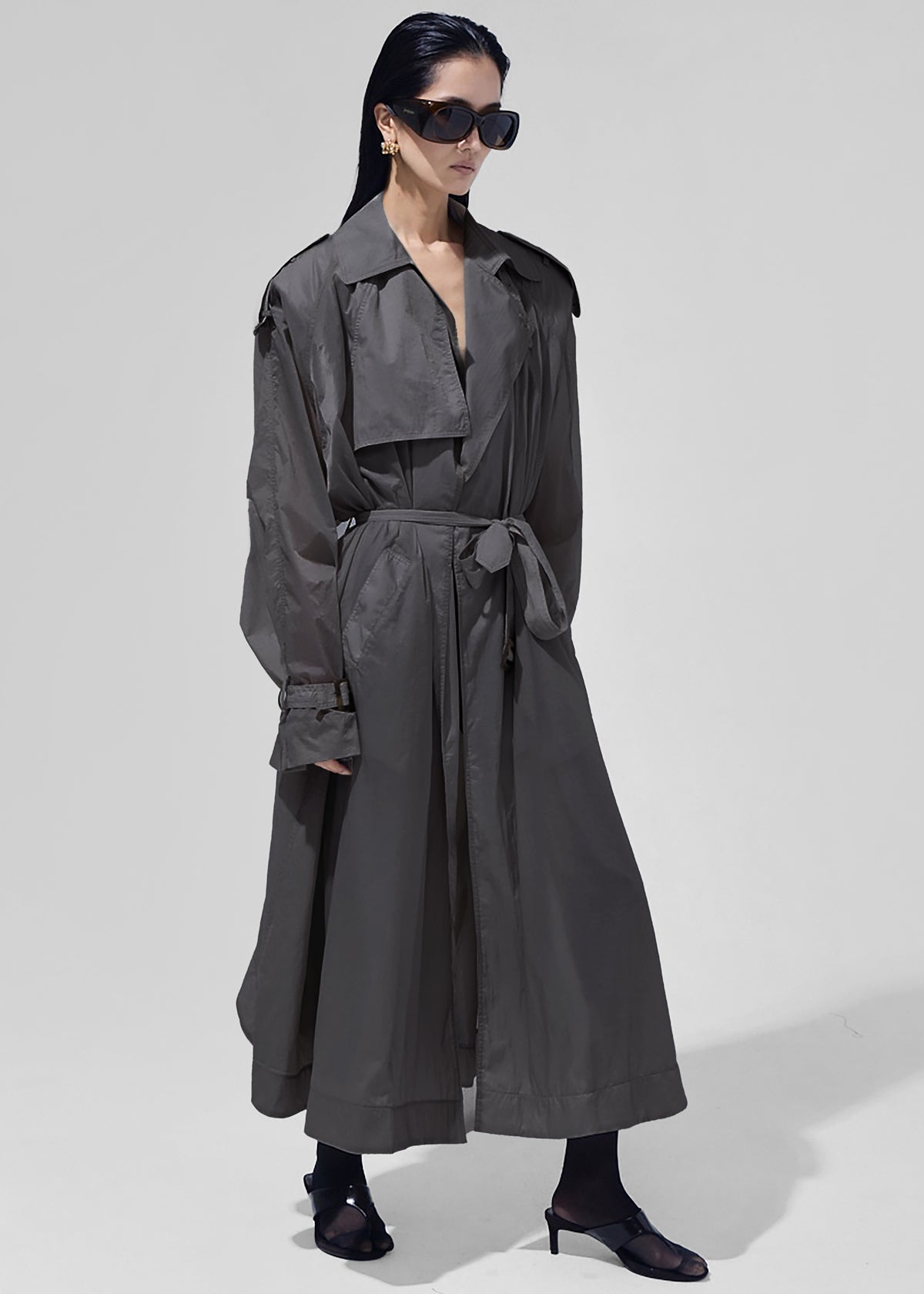 Linas Technical Light Trench - Storm Grey - 3
