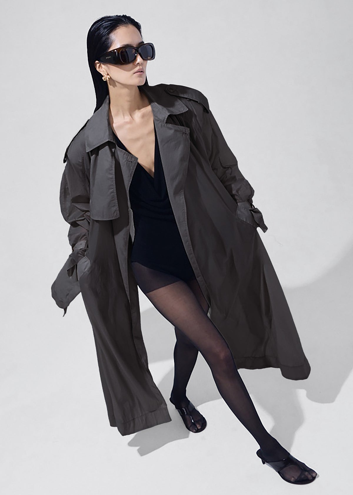 Linas Technical Light Trench - Storm Grey - 7