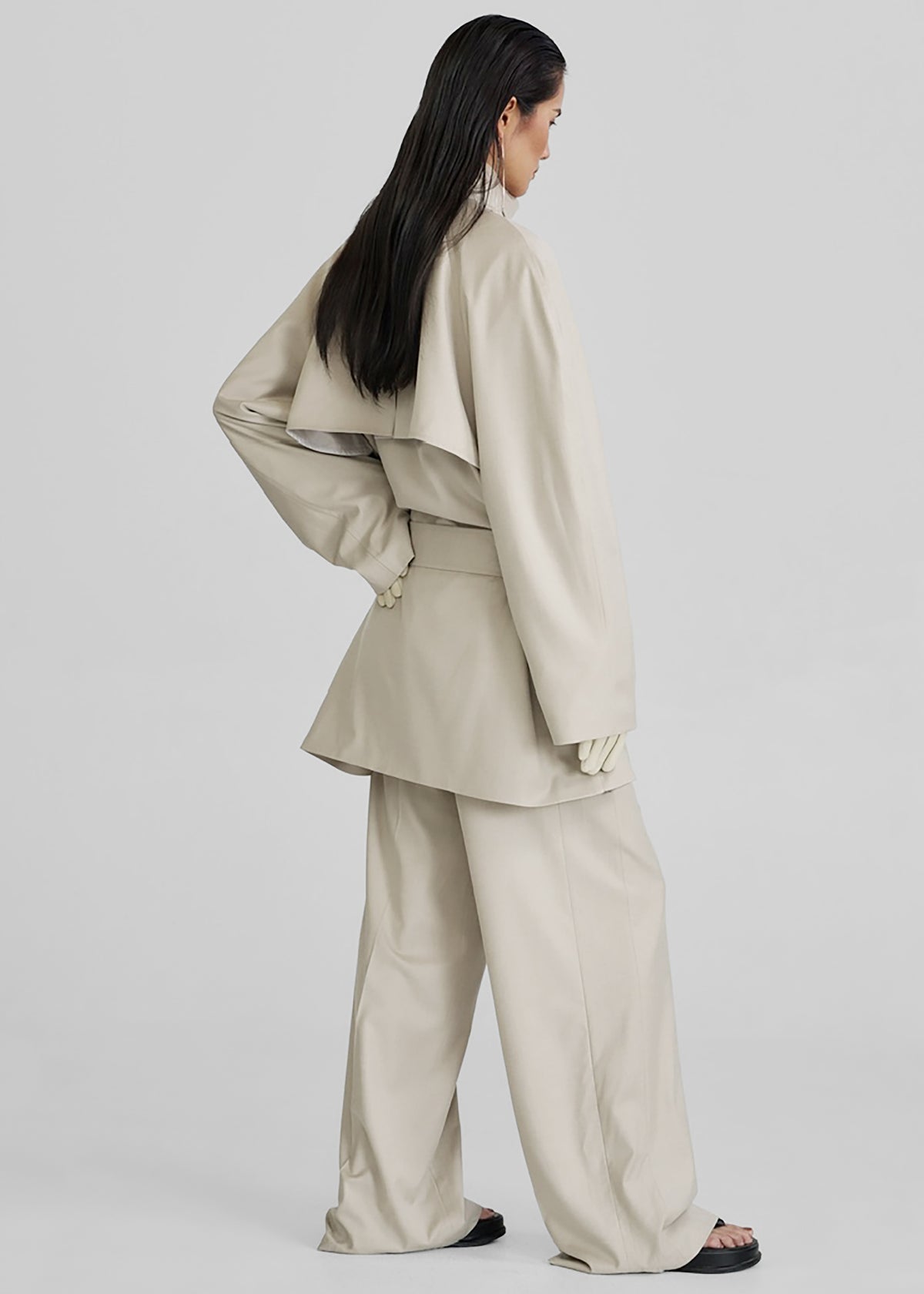 Linate Short Trench - Beige - 12