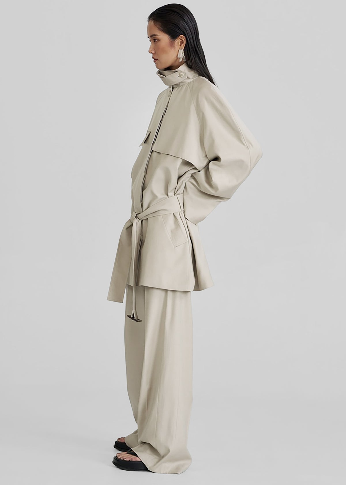 Linate Short Trench - Beige - 8