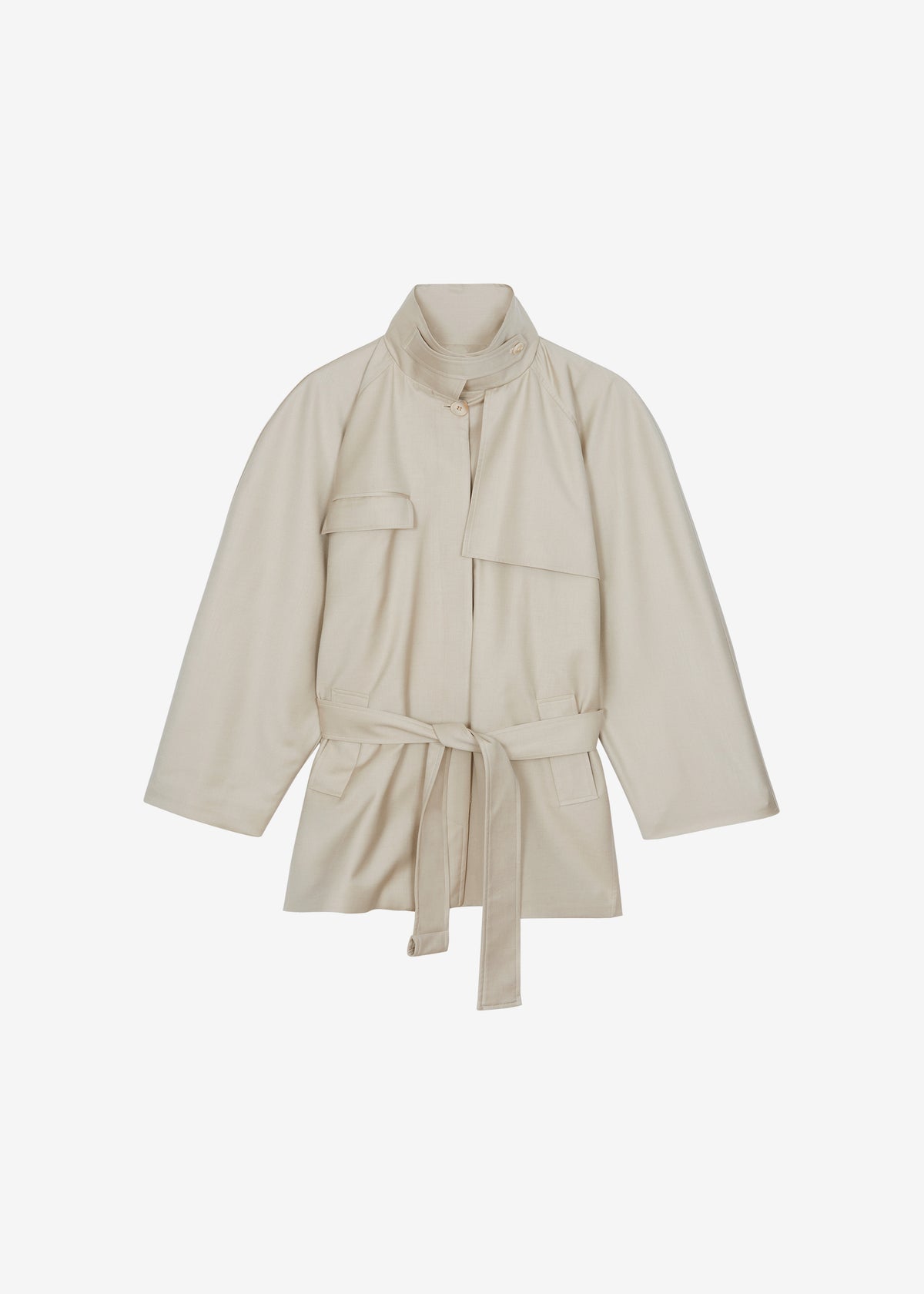 Linate Short Trench - Beige - 13