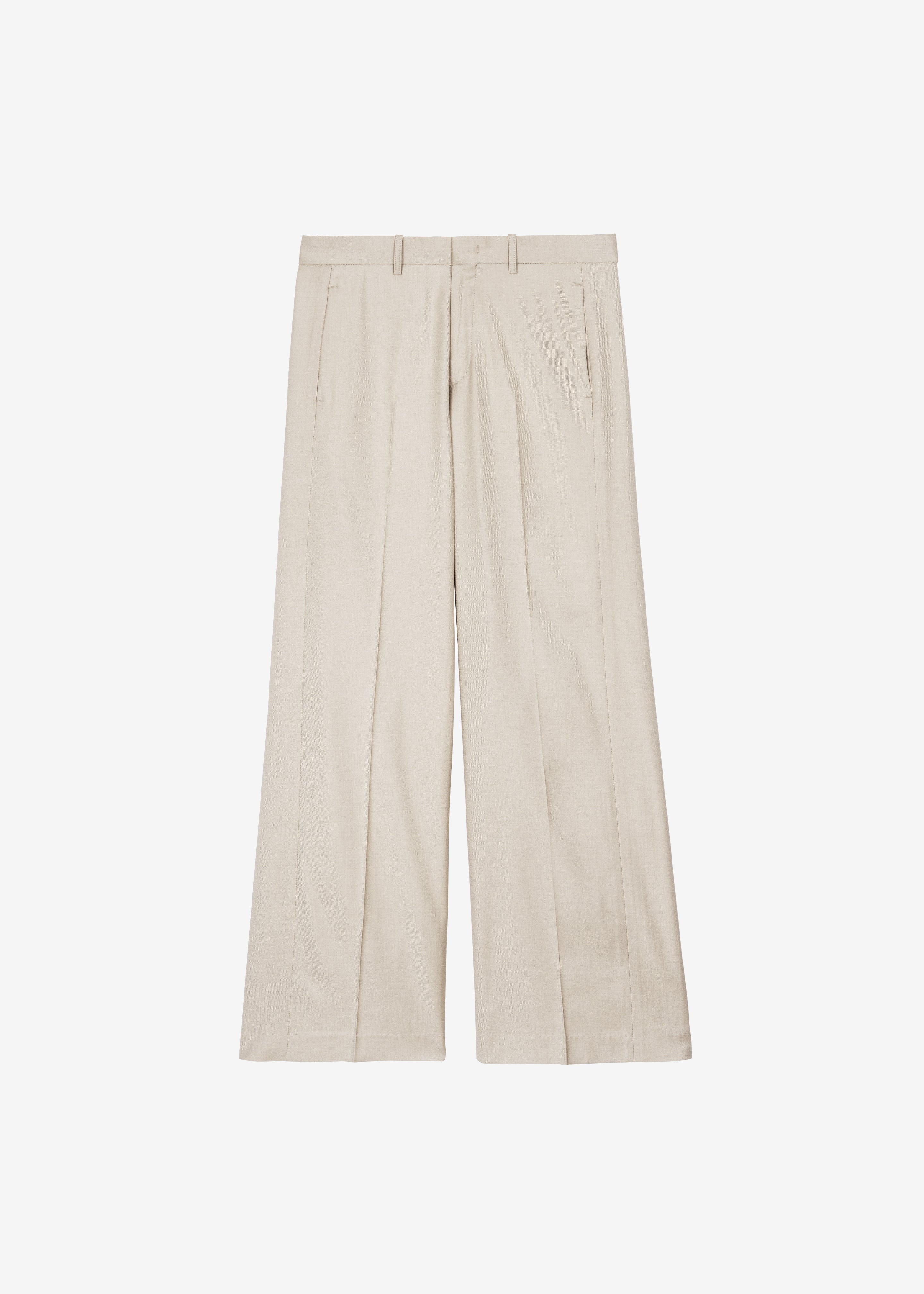 Linate Wide Trousers - Beige – The Frankie Shop