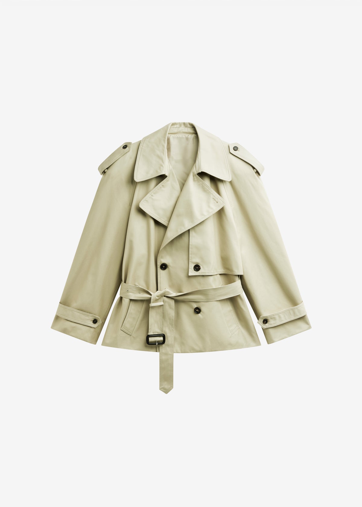 Linsell Short Trench - Beige - 8