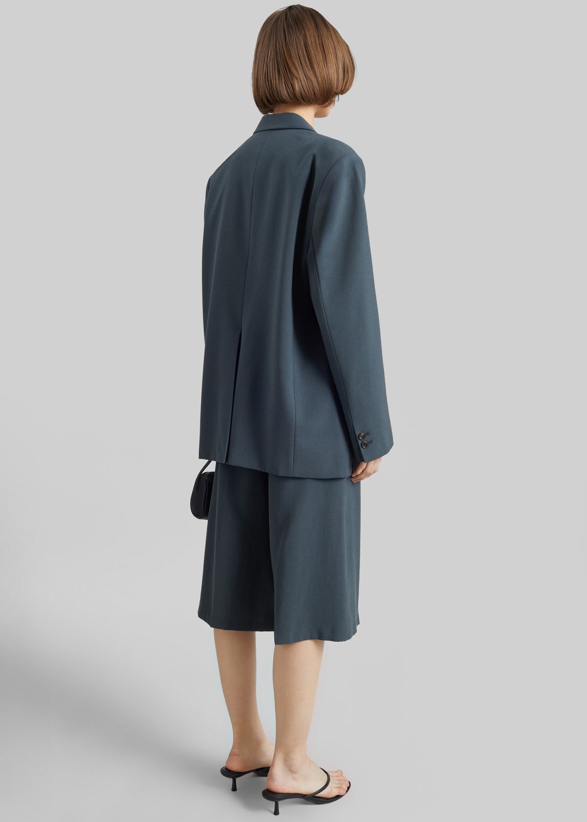 Lioni Oversized Padded Blazer - Deep Teal - 8
